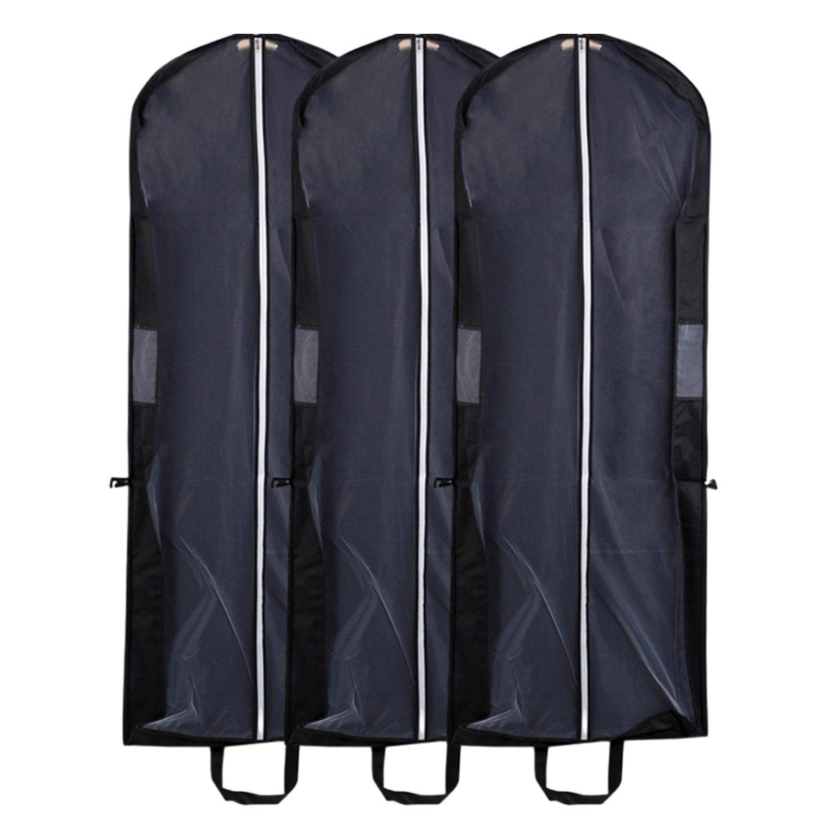 Jormftte Kleidersack Kleidersack Lange Reißverschluss Kleidersäcke, Atmungsaktiver Stoff