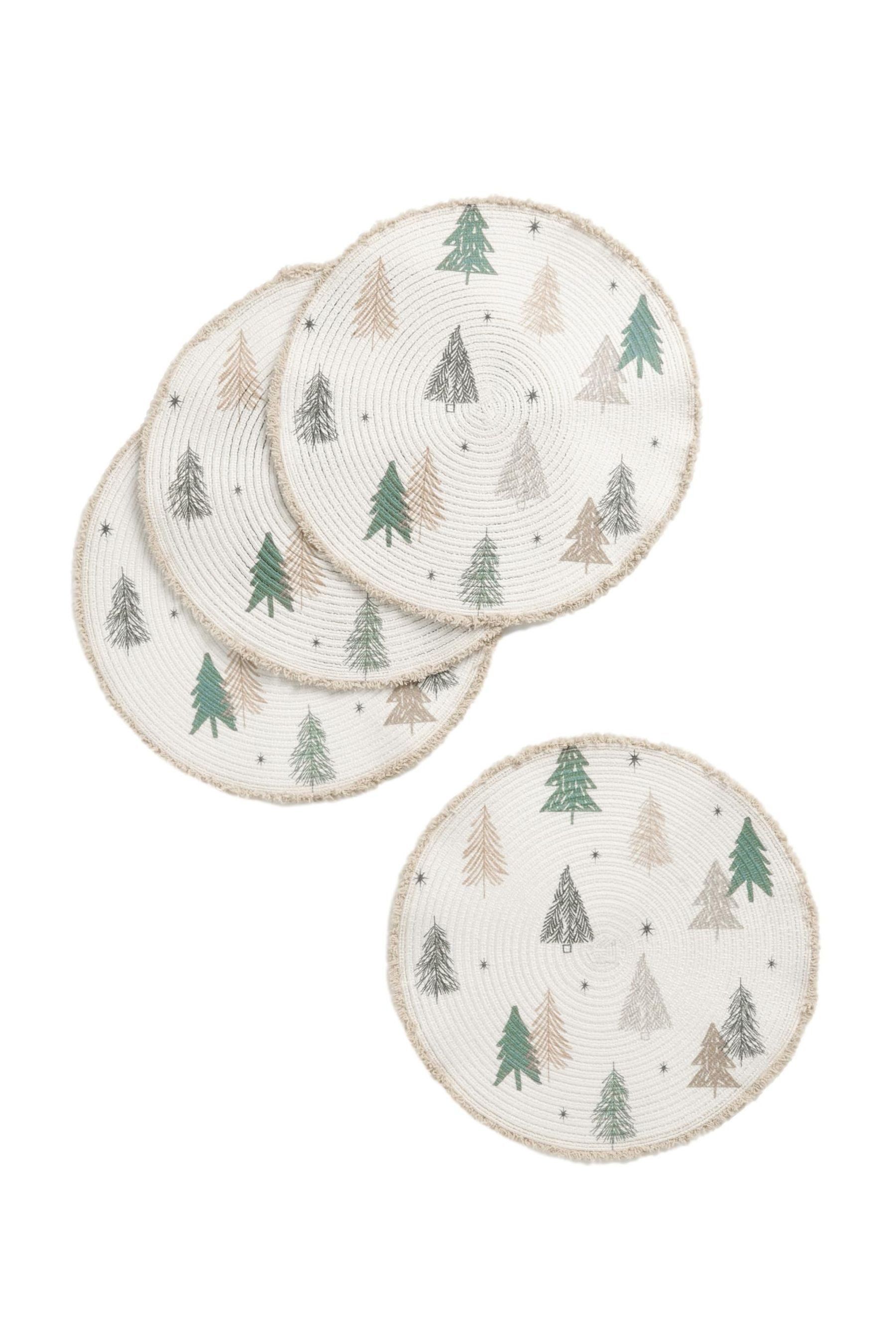 Next Platzset 4er-Set Platzsets mit Fransen, Scandi/Weihnachten, (1-St) günstig online kaufen