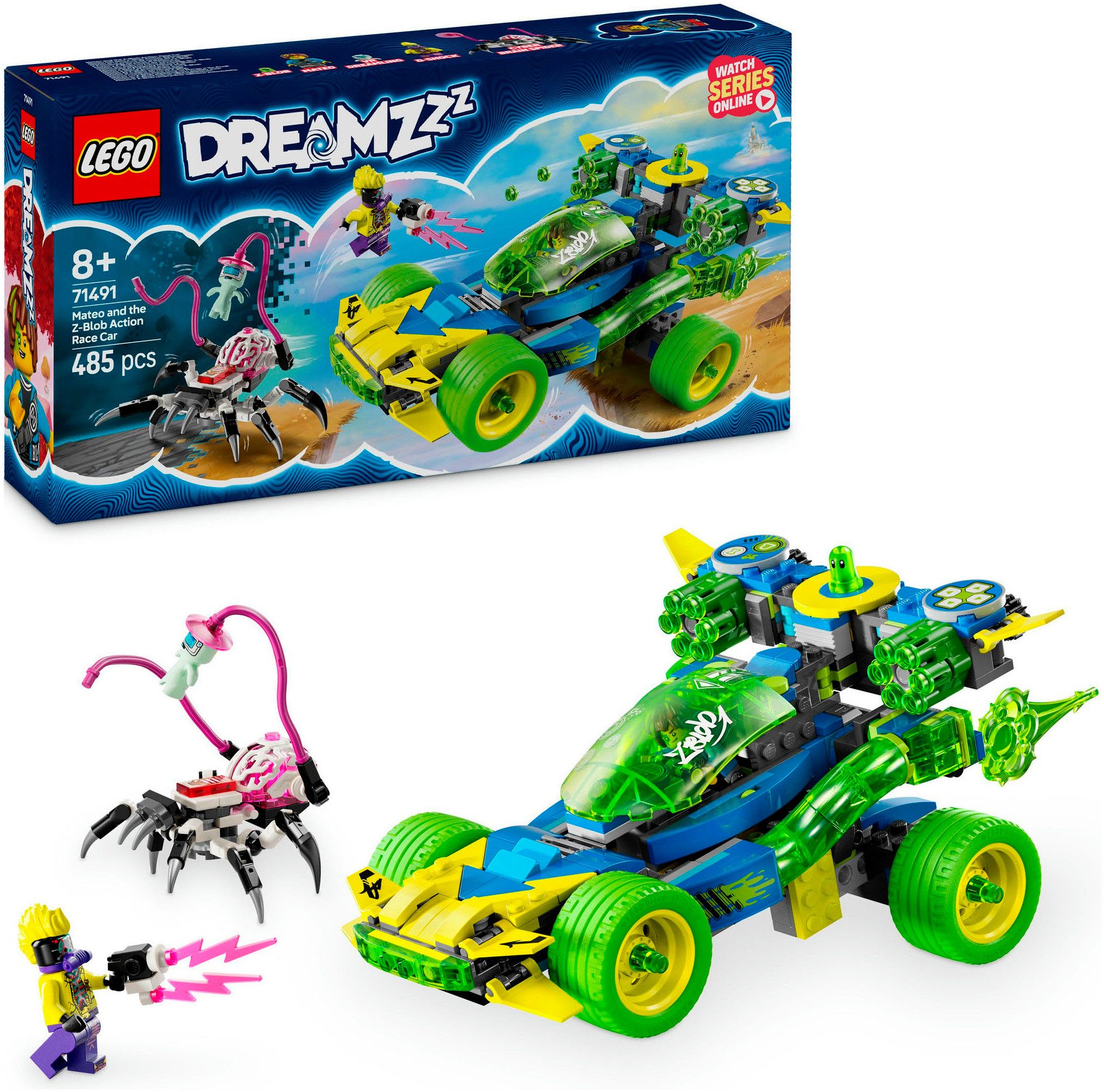 LEGO® Mateo mit dem Z-Blob Action-Rennwagen günstig online kaufen