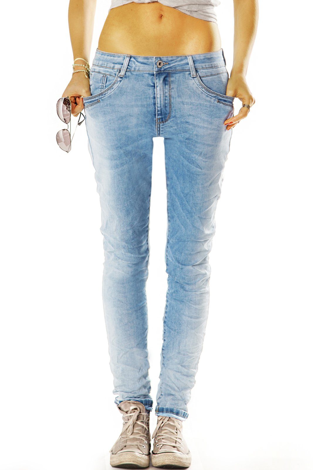 be styled Regular-fit-Jeans Regular Fit Jeans im loose stretch Relaxed Fit - Damen - j18k-3 mit Stretch-Anteil