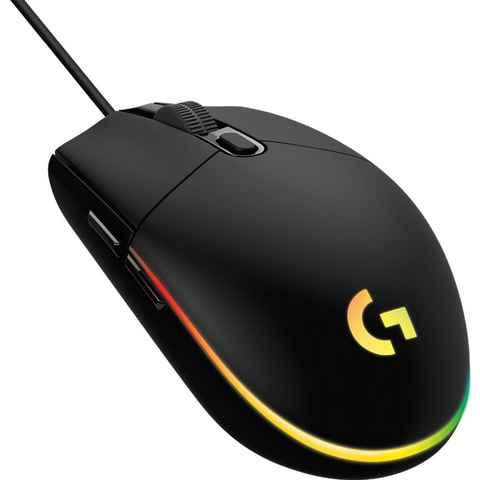 Logitech G203 LIGHTSYNC Gaming-Maus (kabelgebunden, 1 dpi)