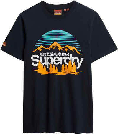 Superdry Kurzarmshirt SD-GREAT OUTDOORS NR GRAPHIC TEE