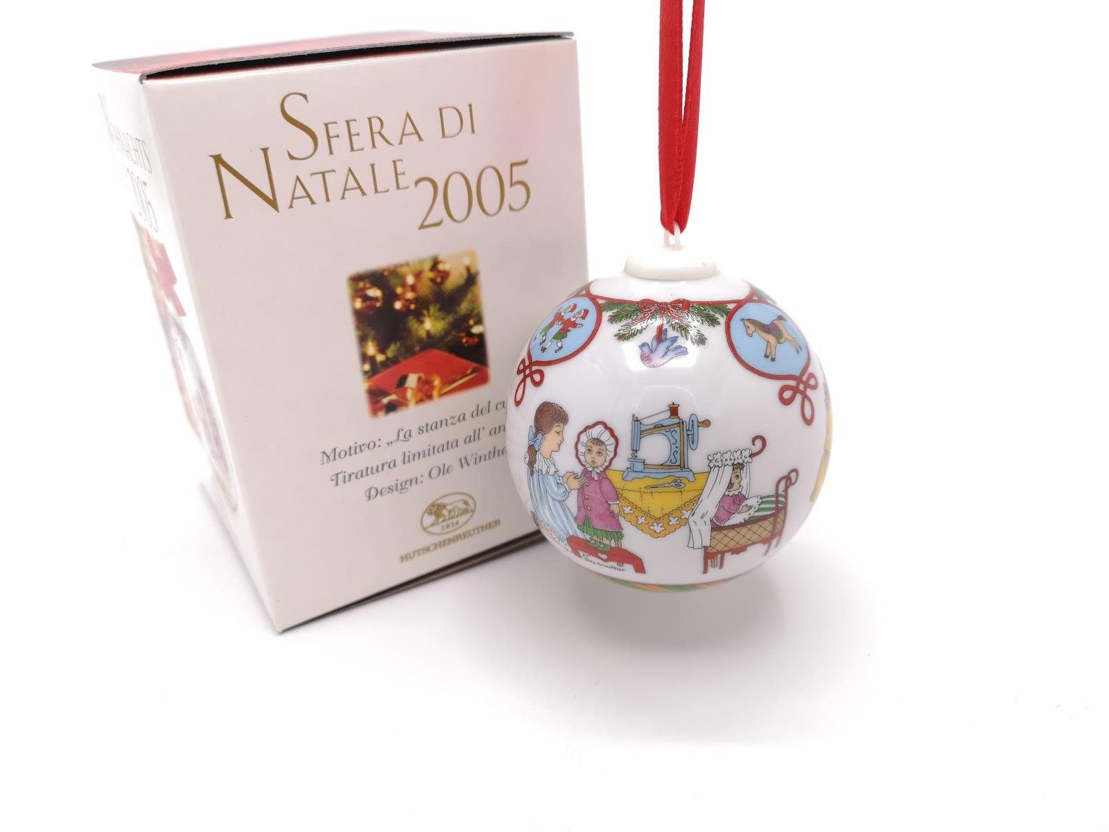 2005 Christbaumschmuck - + Kugel Glocke Hutschenreuther 2005