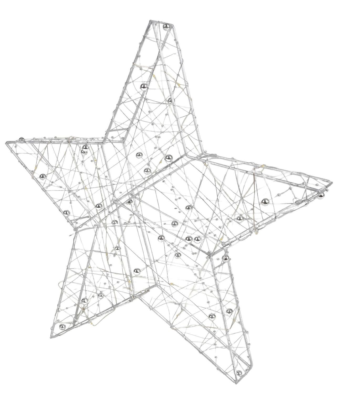 BURI Dekostern Drahtstern mit LED Beleuchtung günstig online kaufen