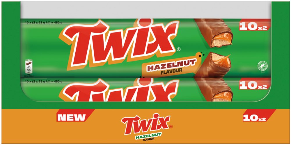 Twix Süßigkeit TWIX Multipack Haselnuss 26x10x46g