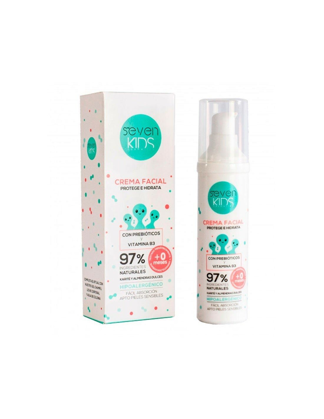 Schwarzkopf Feuchtigkeitscreme SEVEN KIDS Schwarzkopf Seven Kids Cr Facial 50