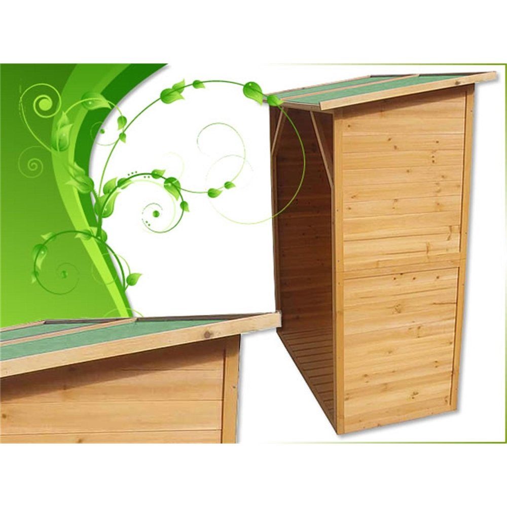 Feel2Home Kaminholzregal XXL HOLZ Kaminholzregal Brennholzregal Kaminholz Brennholz Regal, BxTxH:119x61x155 cm, (Stück, 1-St., Stück), mit Wetterschutz