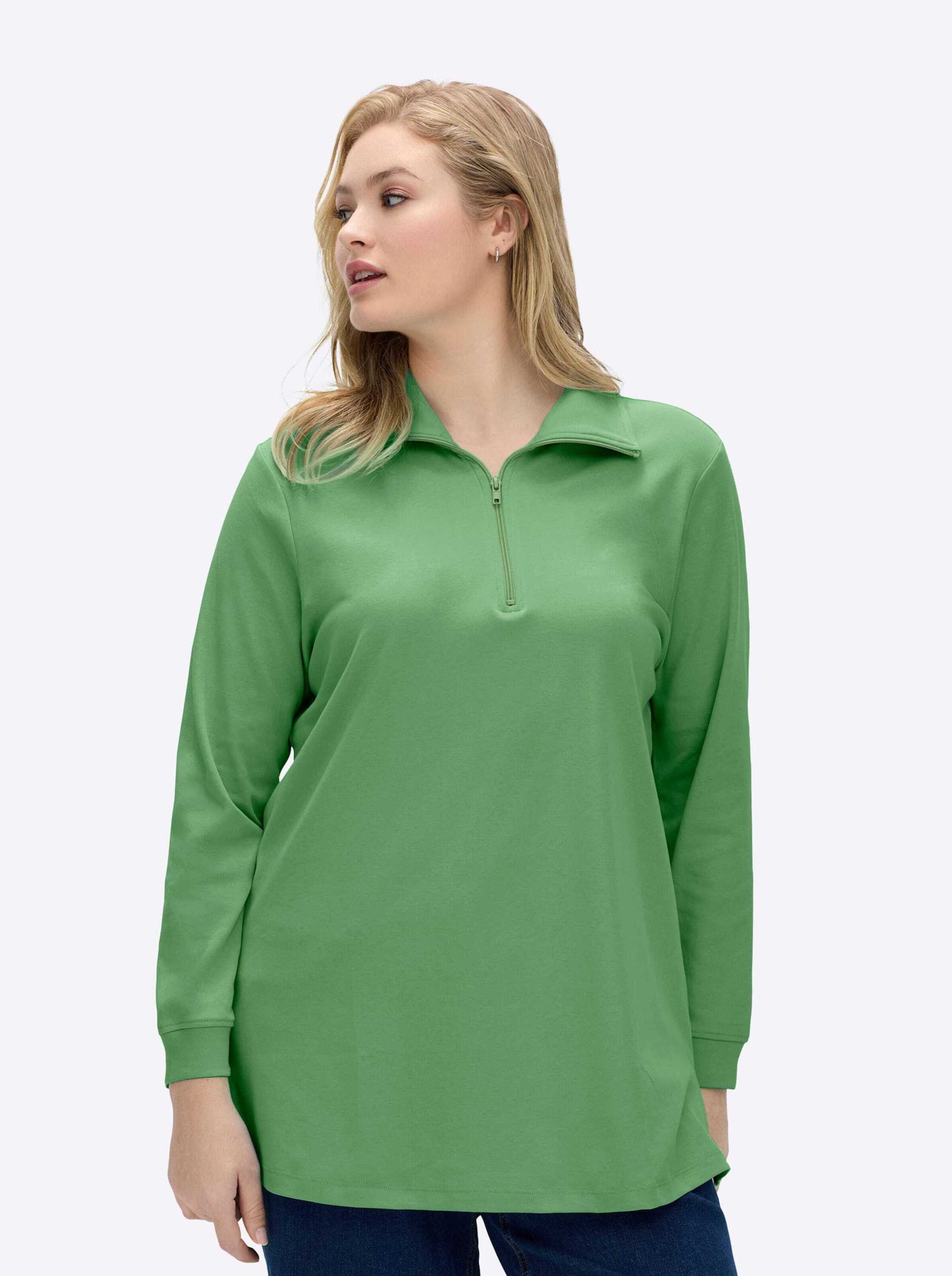 Sieh an! Sweater Long-Sweatshirt Langarm