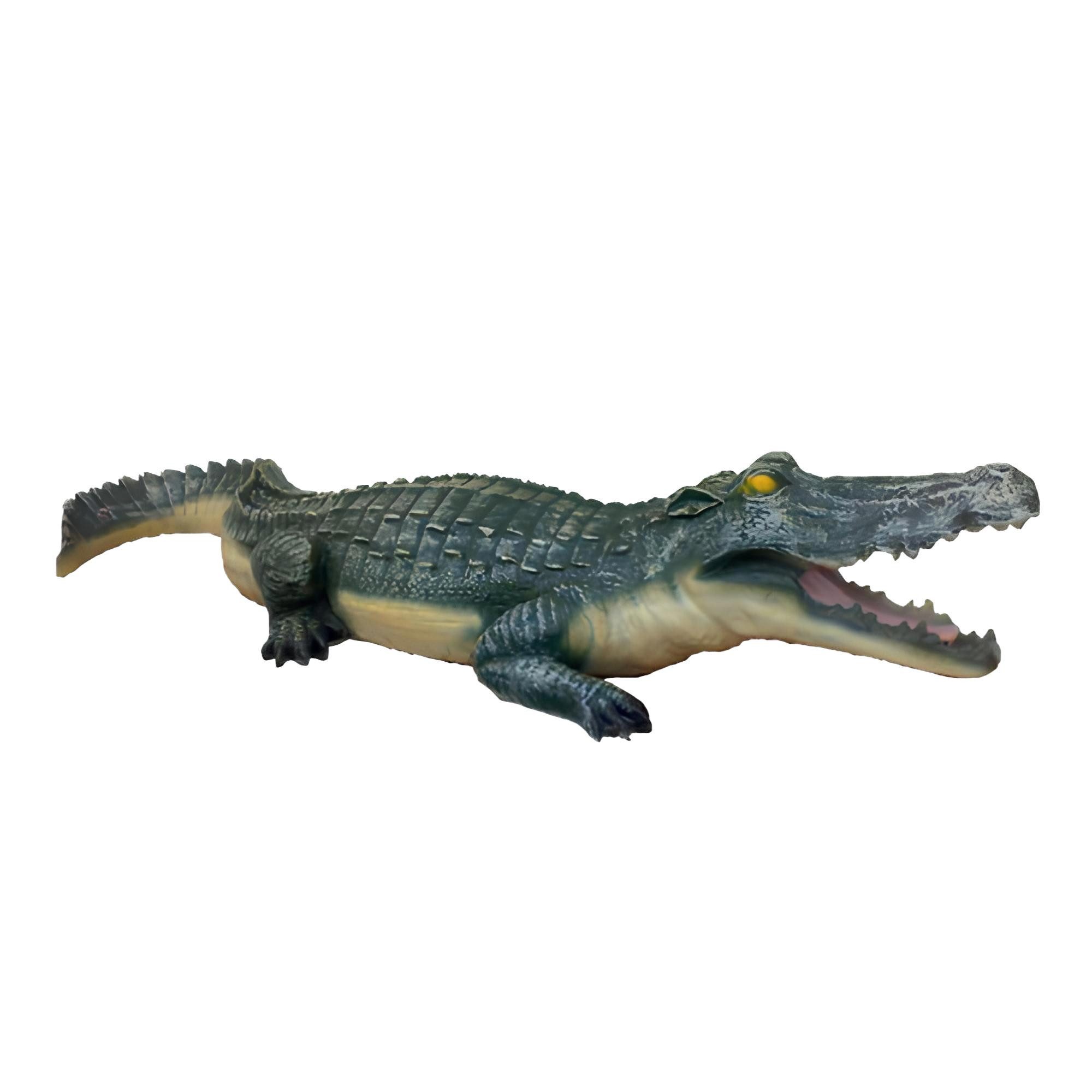 JVmoebel Tierfigur Dekorative Statue Garten Figuren Statuen 50cm Krikodil Figur Plastik (Skulptur A167-50cm), Made in Europa