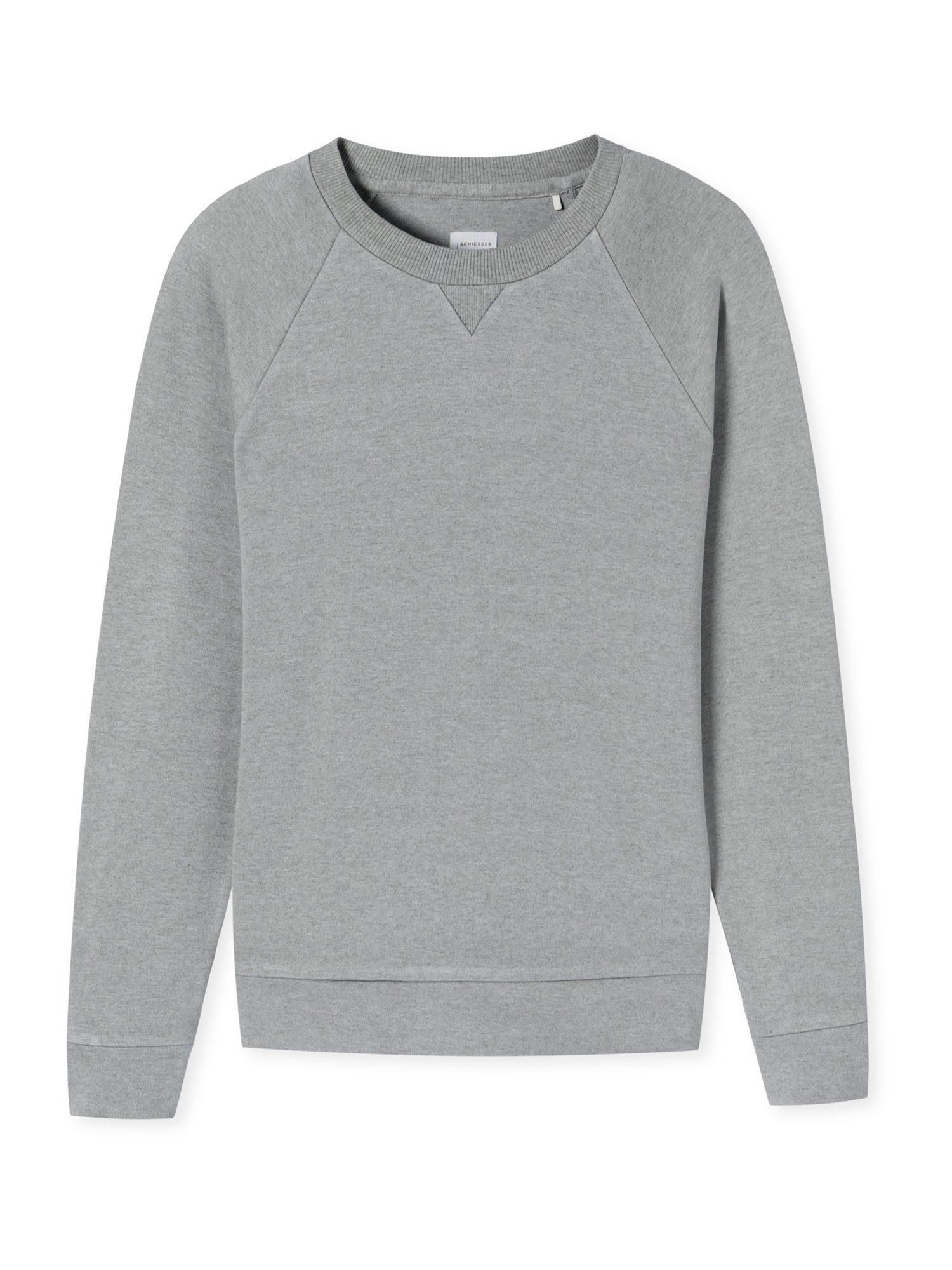 Schiesser Sweatshirt Mix & Relax Sweatshirt pulli pullover grau-mel.