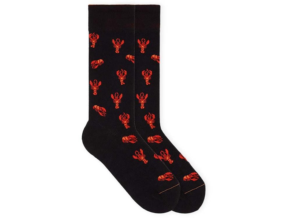 Füßlinge VON JUNGFELD Bio-Socken 'Lobster'