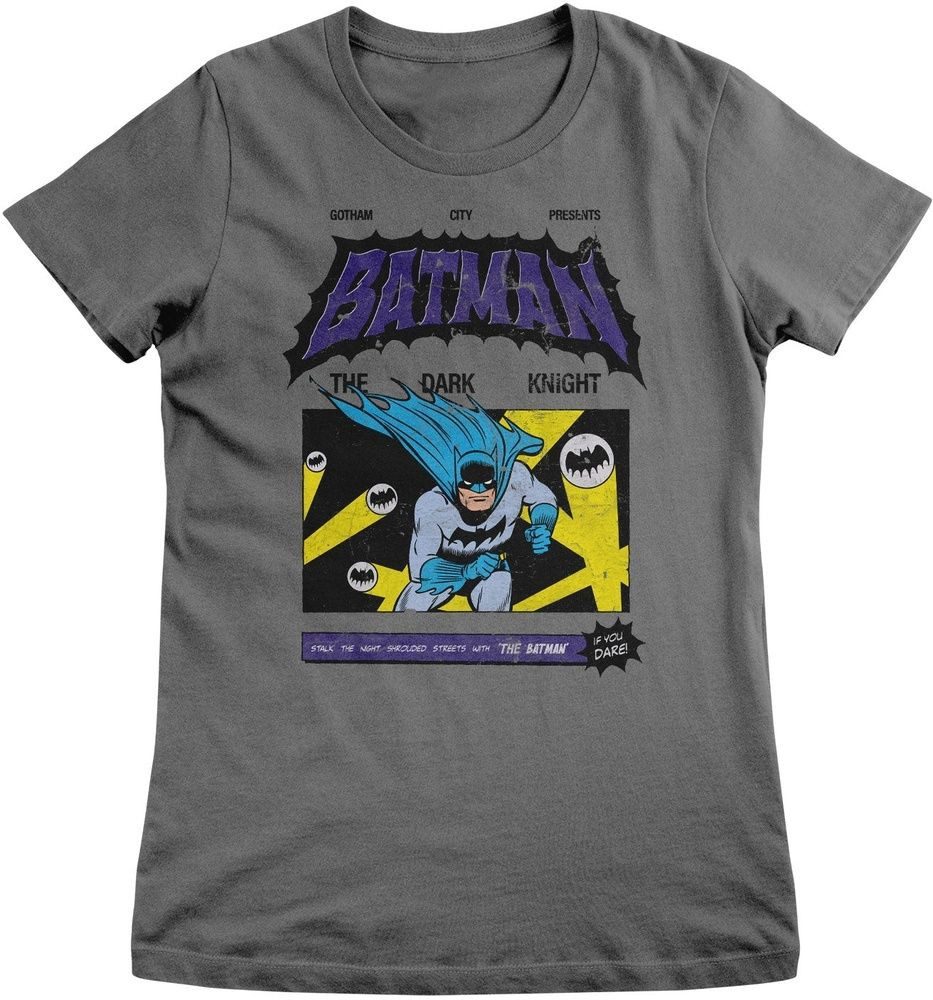 Batman T-Shirt Batman - The Dark Knight Comic Cover Girly Tee