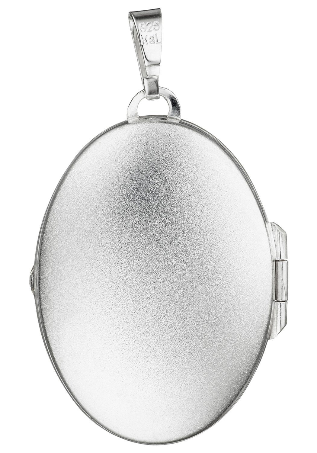 JOBO Medallionanhänger Anhänger Medaillon oval, 925 Silber