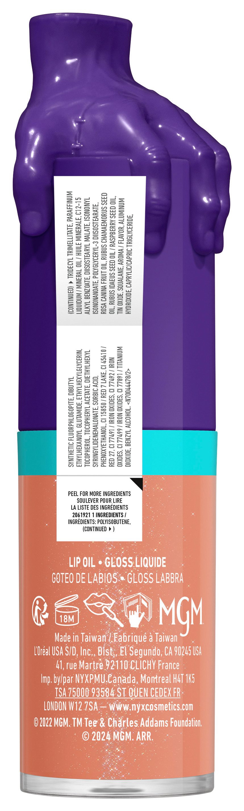 NYX Lipgloss NYX Professional Makeup Wednesday Mystery Lip Oil