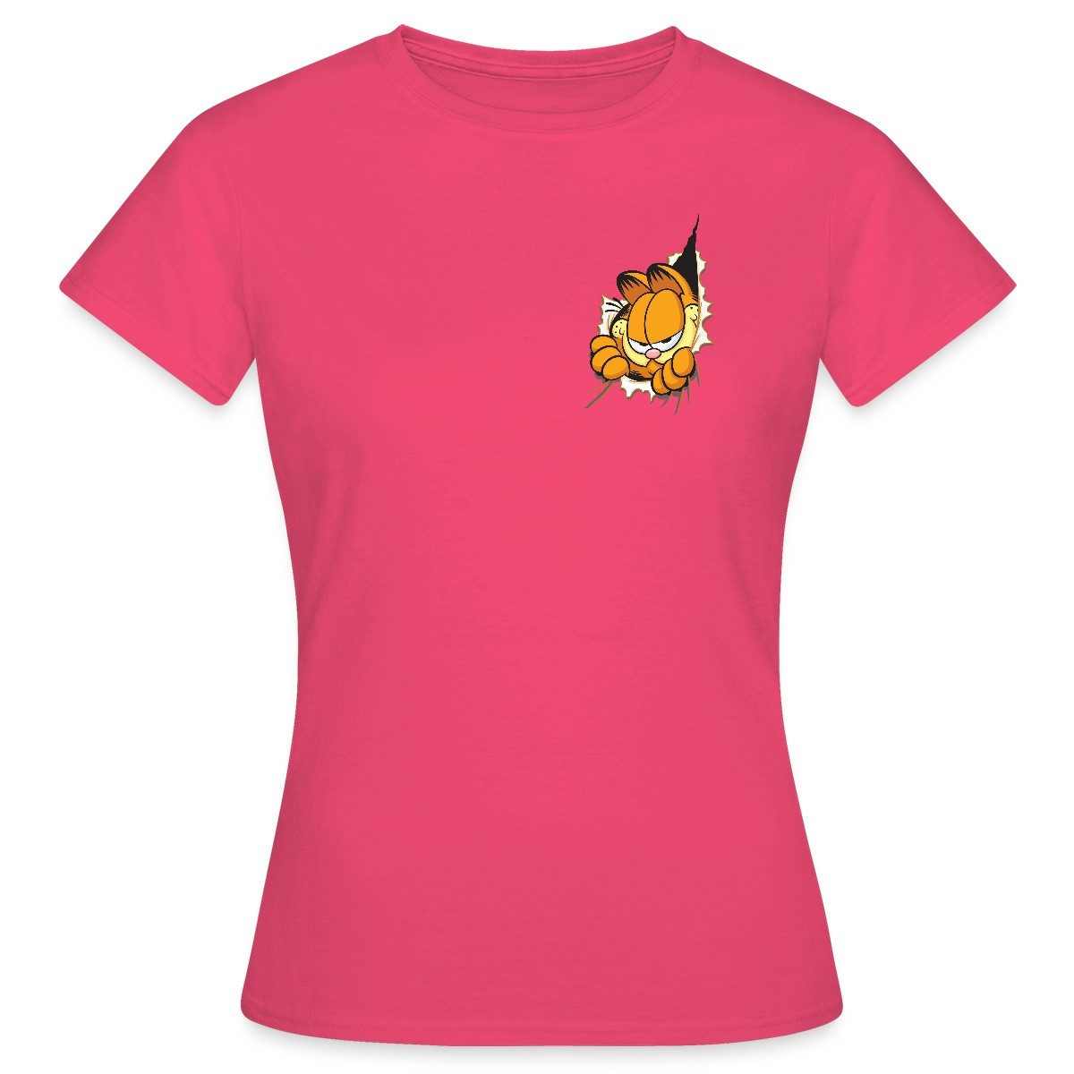 Spreadshirt T-Shirt Garfield Hier Ist Garfield günstig online kaufen