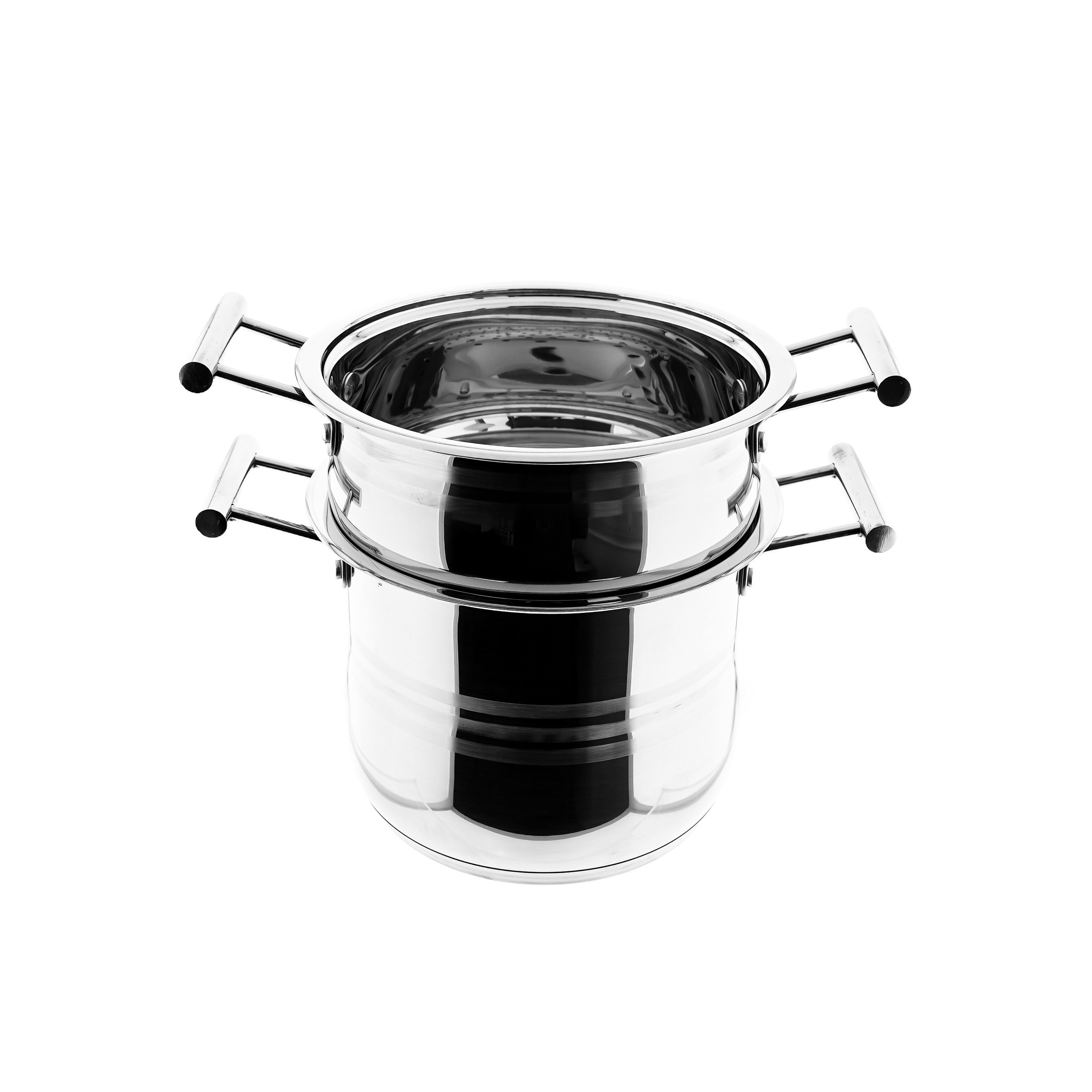 Sunay Kochtopf Sunay Couscous Pot aus Edelstahl Kochtopf mit Siebeinsatz – Bild 2 von 5