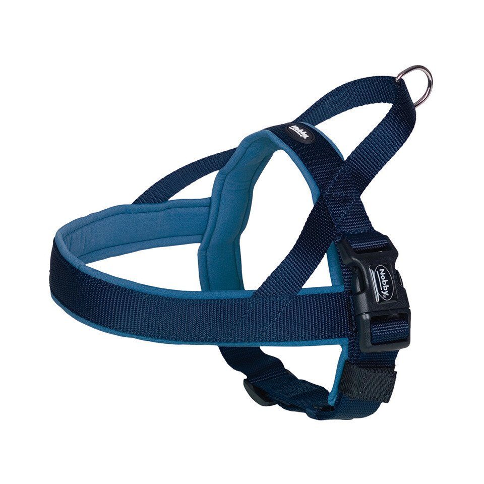 Nobby Hunde-Geschirr Norweger Geschirr Classic Preno blau/blau günstig online kaufen