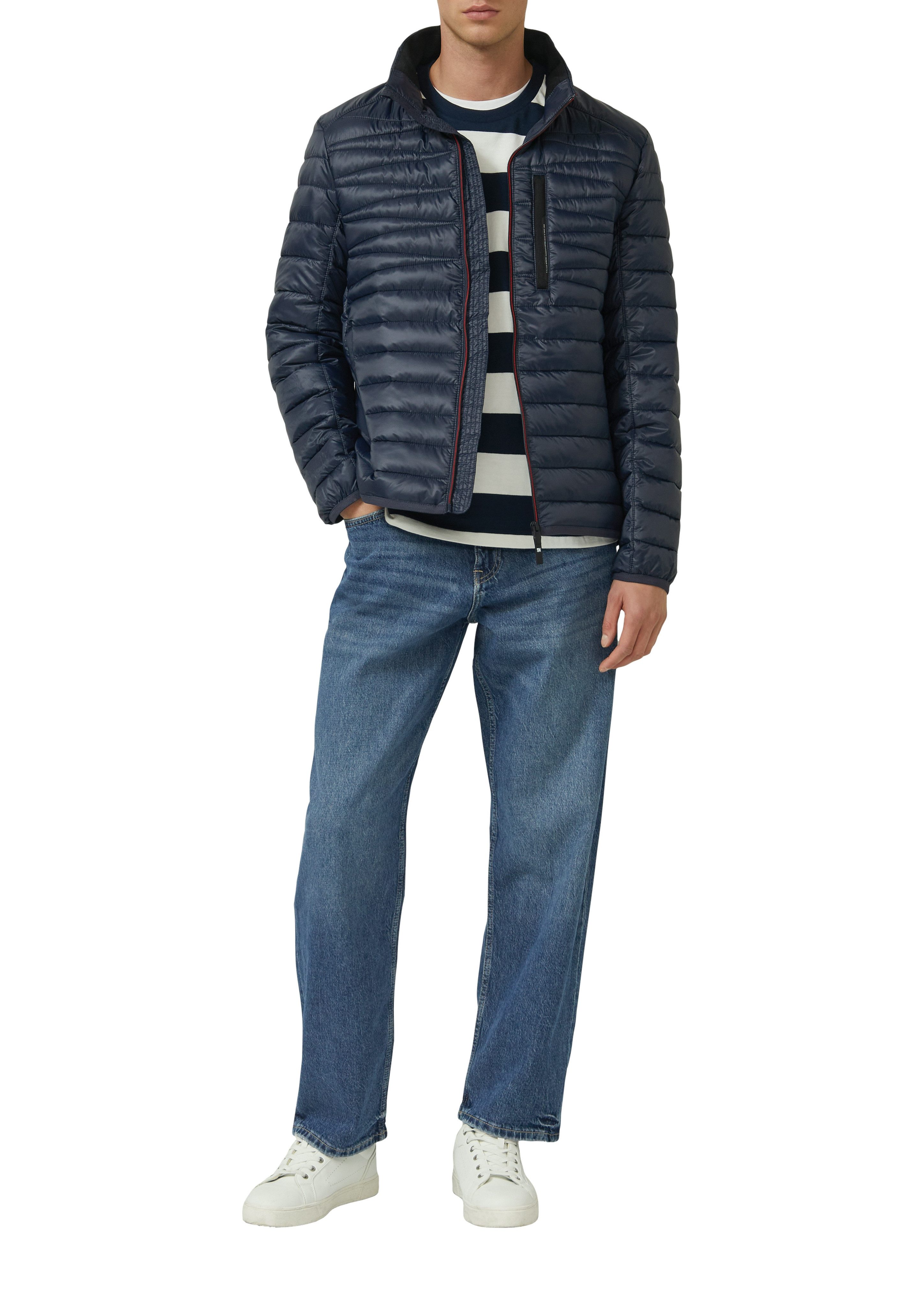 s.Oliver Steppjacke mit Stehkragen und Reißverschluss günstig online kaufen