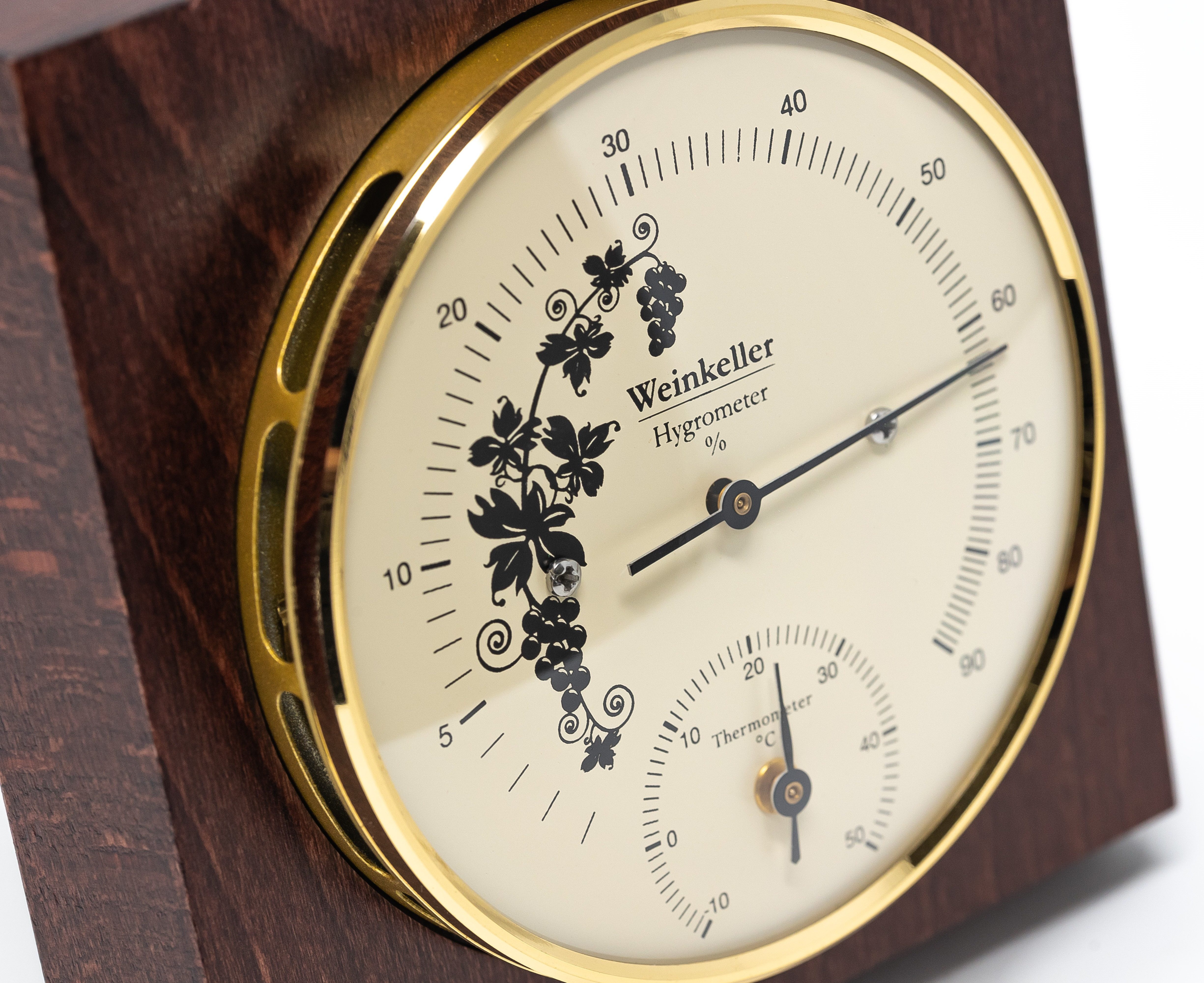 Fischer Hygrometer Fischer 1225HT-22 Weinkeller Hygrothermometer 140x140 Made in Germany