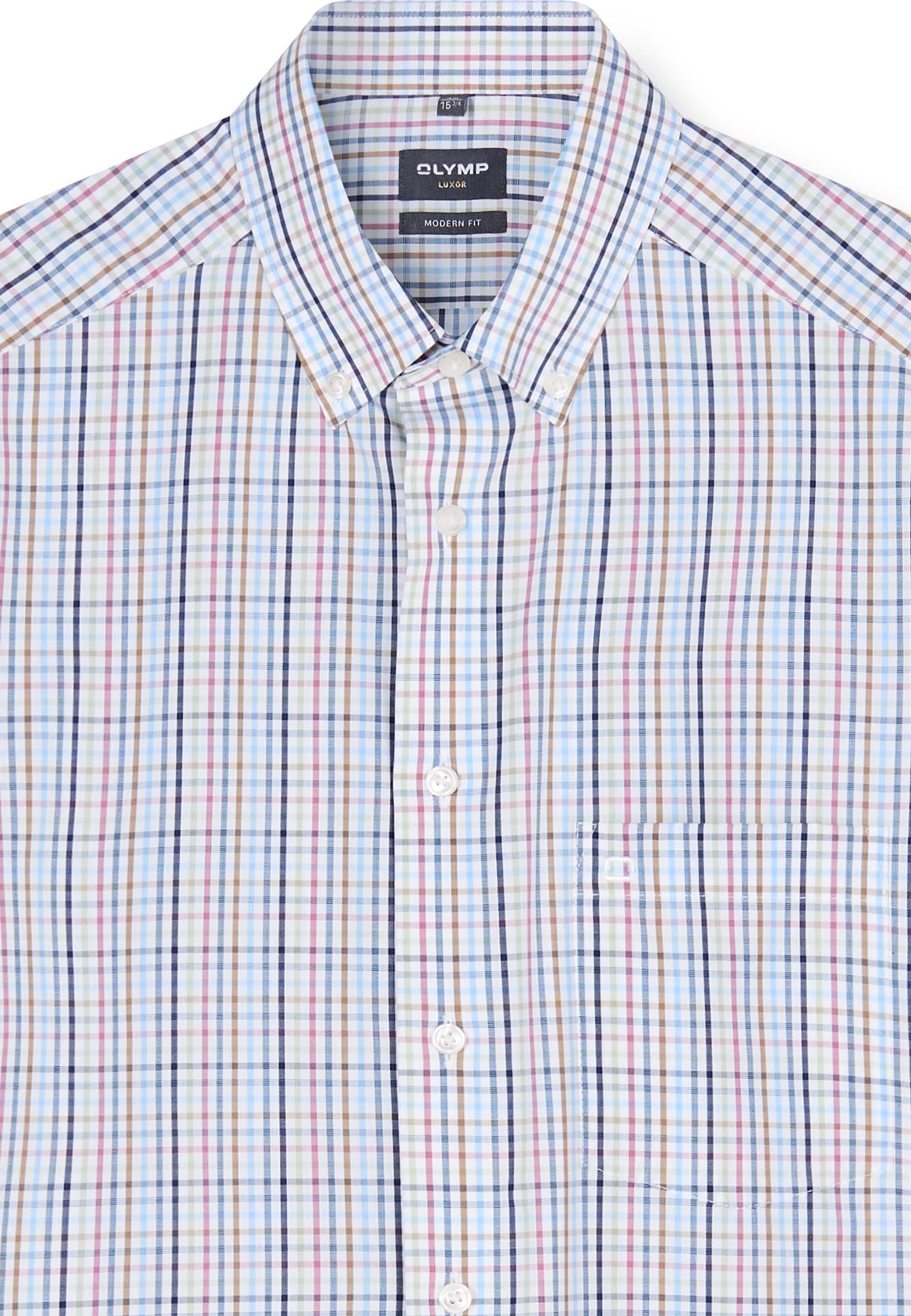 OLYMP Businesshemd OLYMP Luxor, Modern Fit, Button-down