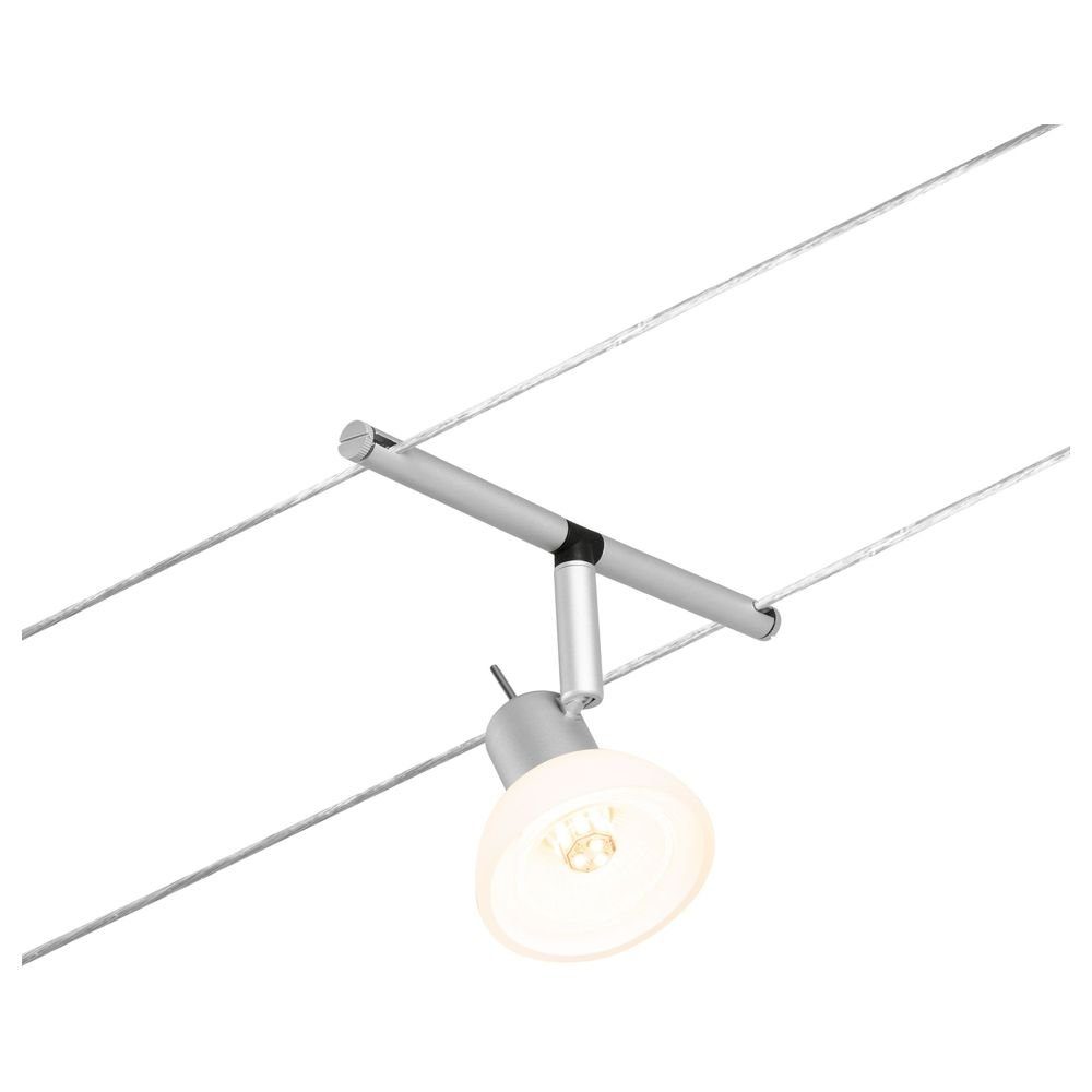 warmweiss, Wire Leuchtmittel Systems in 5-flammig Chrom-matt Seilsystem Nein, Schrim, mit Deckenleuchte Paulmann enthalten: keine GU5,3 Set Angabe,