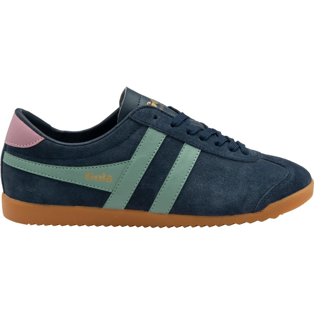 Gola Bullet Suede Sneaker Women Outdoorschuh Zeitloser Damensneaker aus Wildleder mit klassischem Gola-Design und