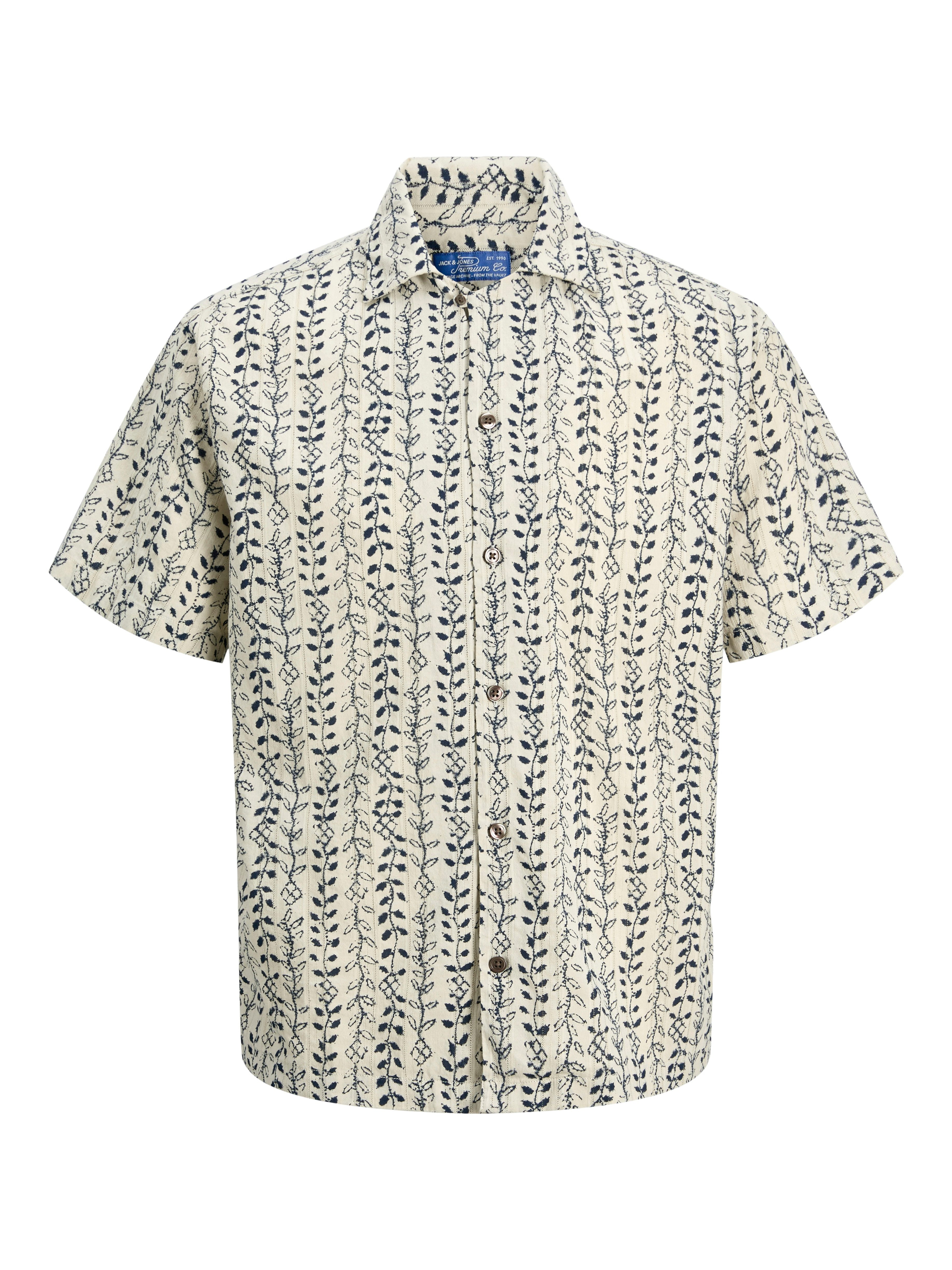Jack & Jones Kurzarmhemd JPRBLULYON PRINT DOBBY S/S SHIRT SN – Bild 4 von 5