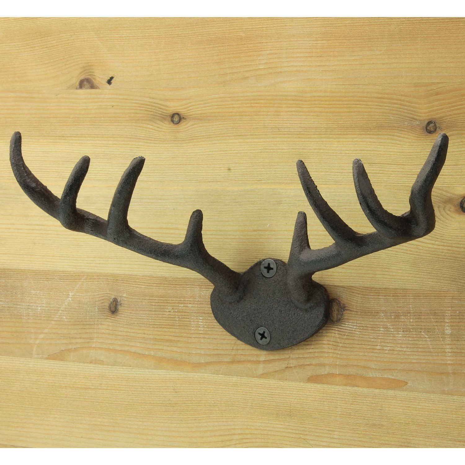Macosa Home Wandhaken Haken Geweih Vintage Retro Antik Hirsch Metall 10x22 günstig online kaufen