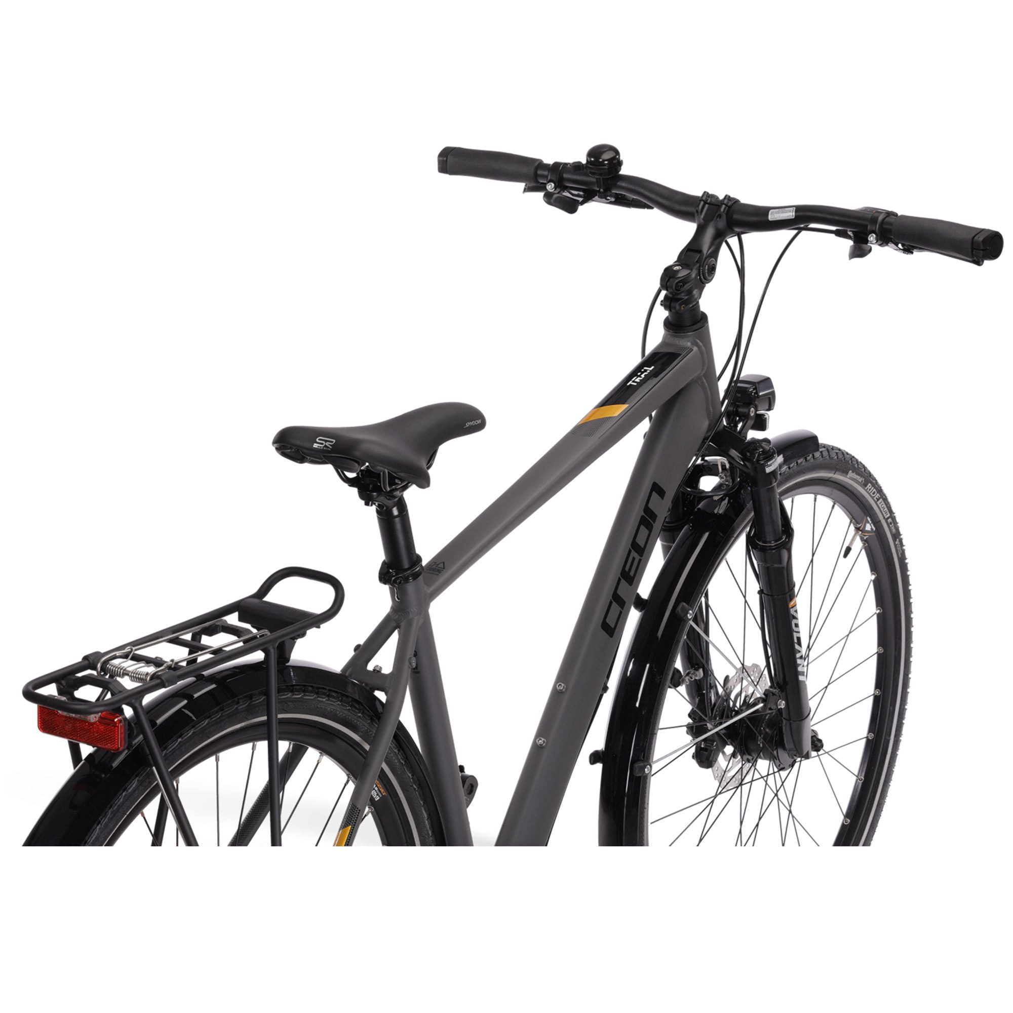 Airtracks Trekkingrad 28 Zoll Herren Trekking Fahrrad TRAIL 4.0 Trekkingrad, 24 Gang, Kettenschaltung, Schwarz Matt - Rahmenhöhen 50 cm 55cm 60cm » Modeljahr 2026