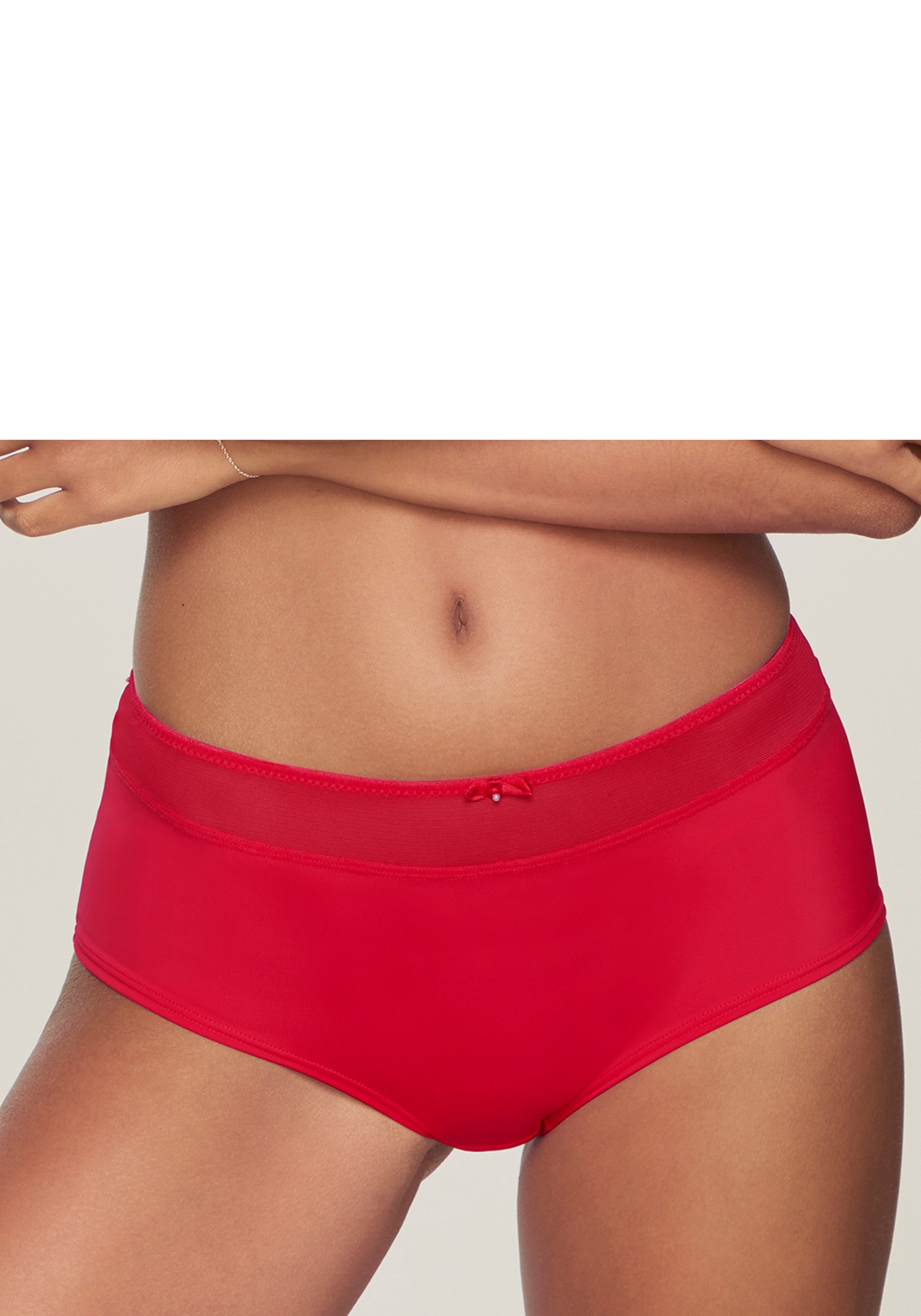 Nuance Panty mit transparentem Bund und Zierschleife