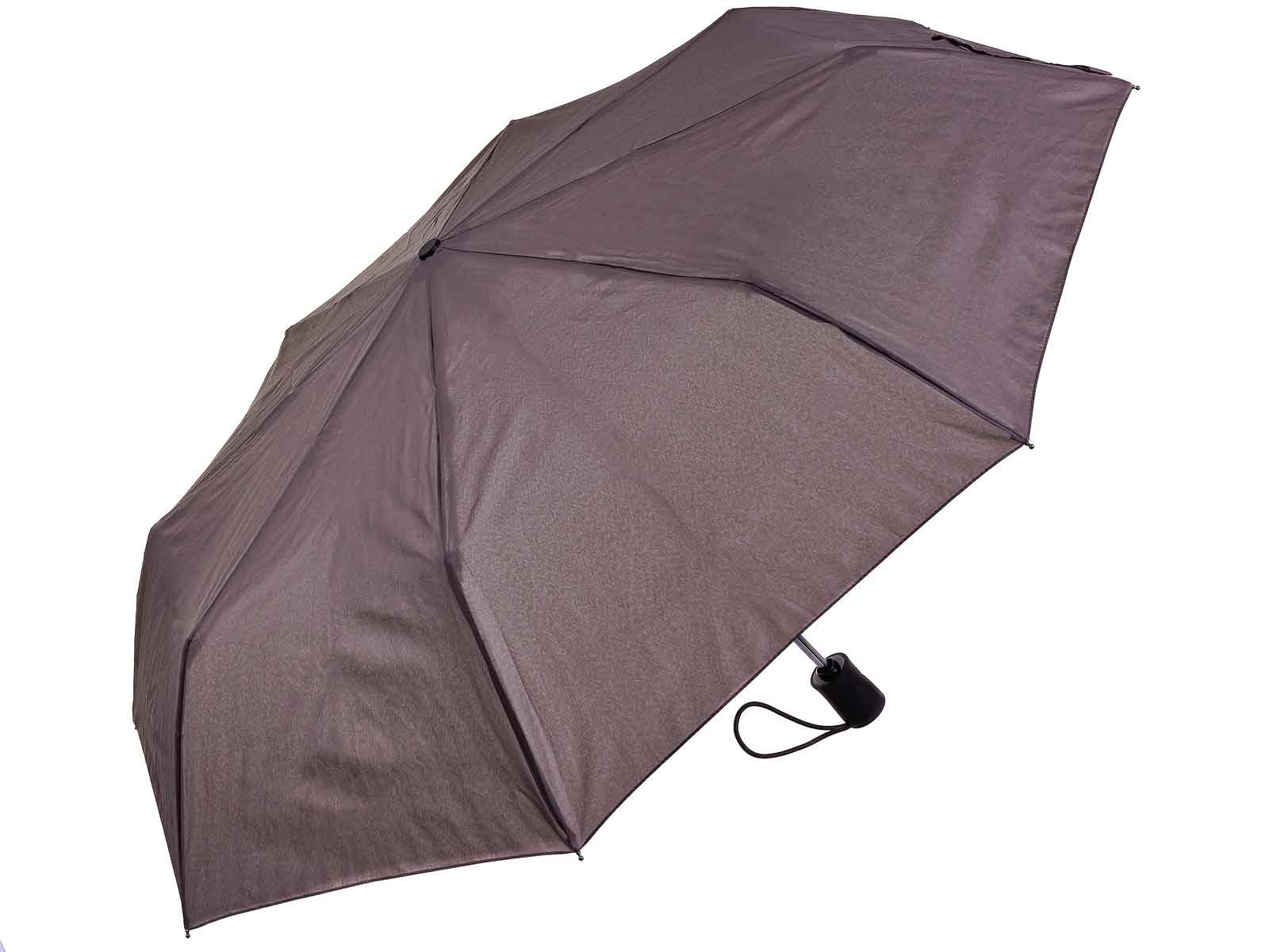 HAPPY RAIN Taschenregenschirm Up & Down Auf-& Zu/Automatik Regenschirm Ø 95 cm Durchmesser, leicht