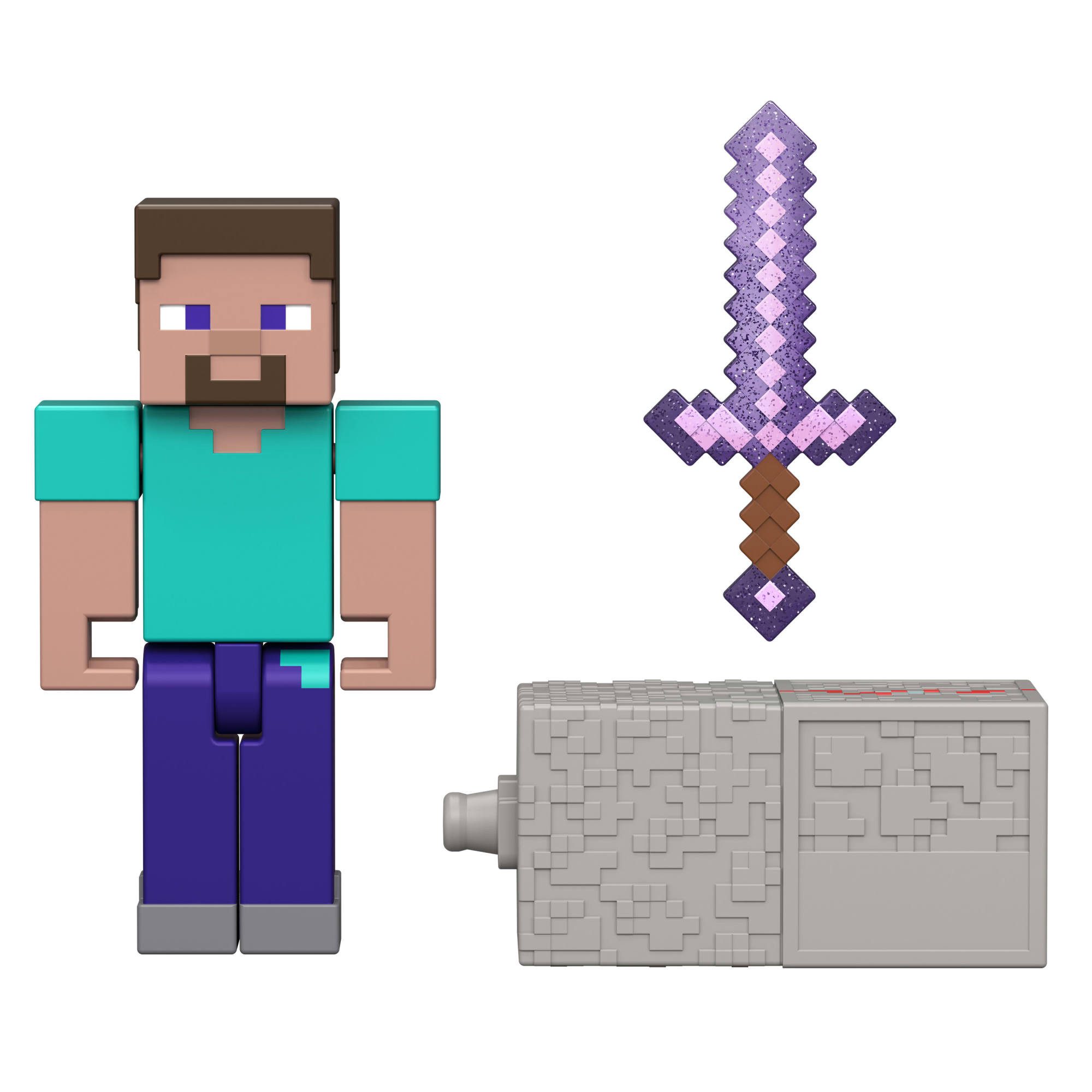 Mattel® Spielfigur Minecraft 3.25" CORE FIG Steve