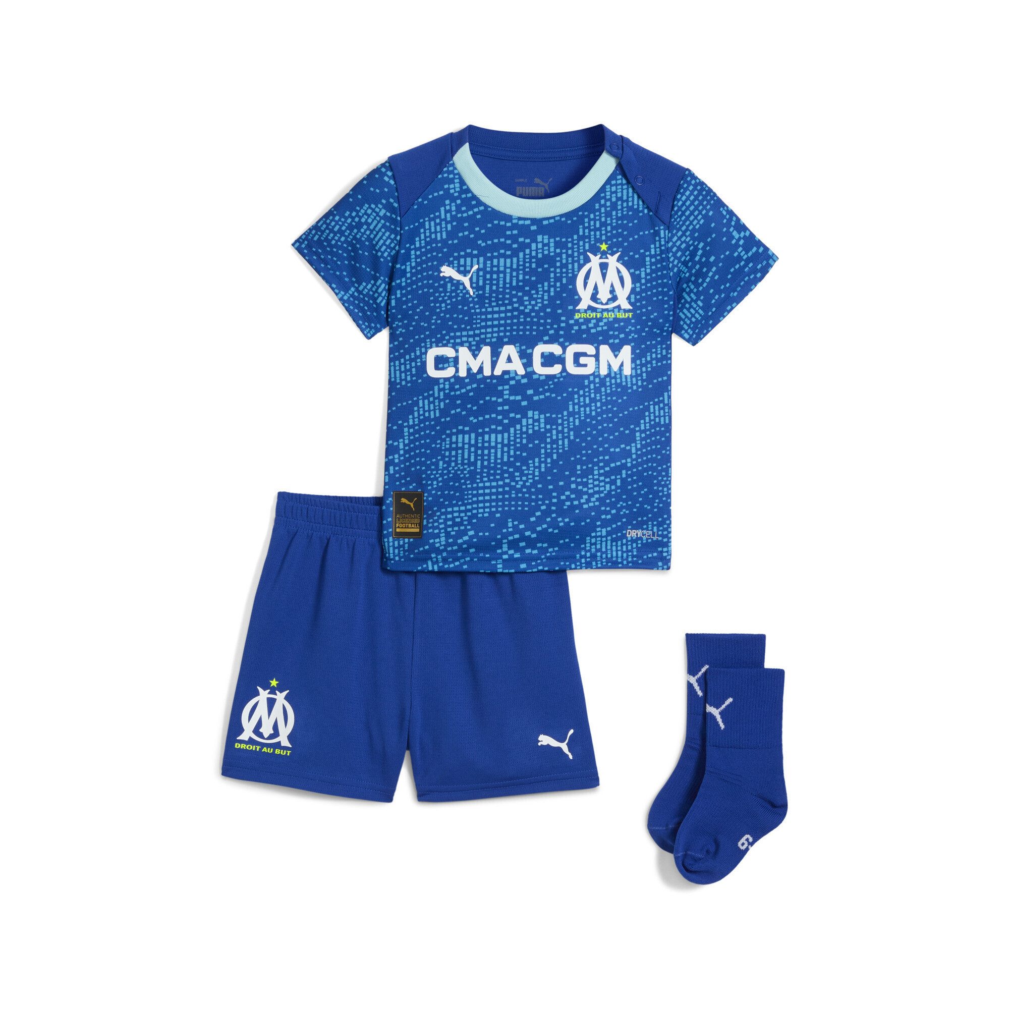 PUMA Trainingsanzug Olympique de Marseille 25/26 Ausweichtrikot-kit Kinder