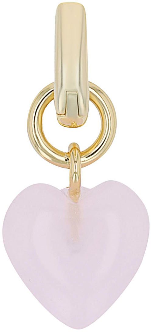 Amor Charm Herz, mit Glasstein