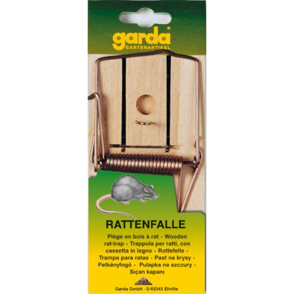 Schlagfalle Rattenfalle aus Holz 1 Stück