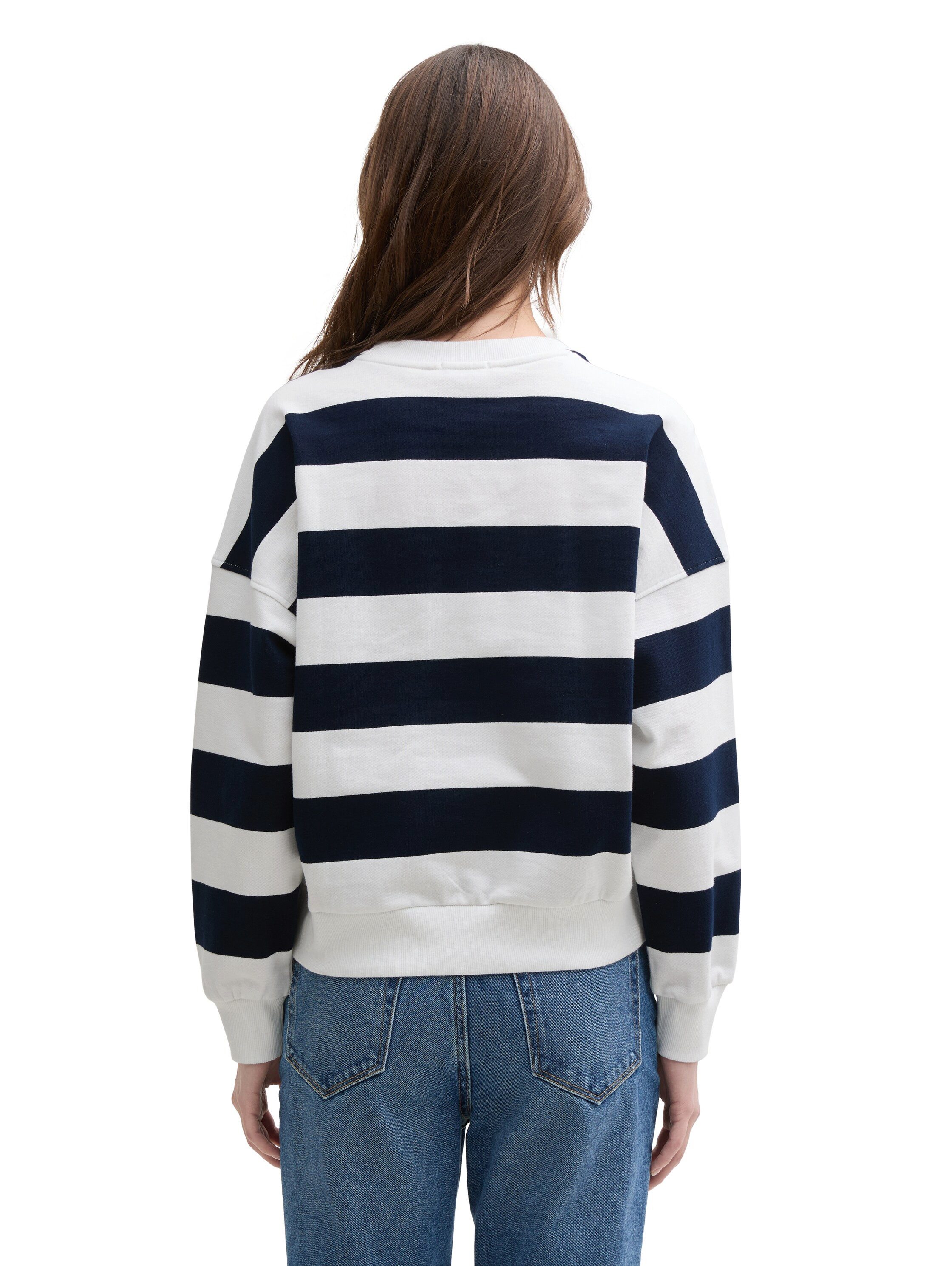 TOM TAILOR Denim Sweatshirt aus weicher günstig online kaufen