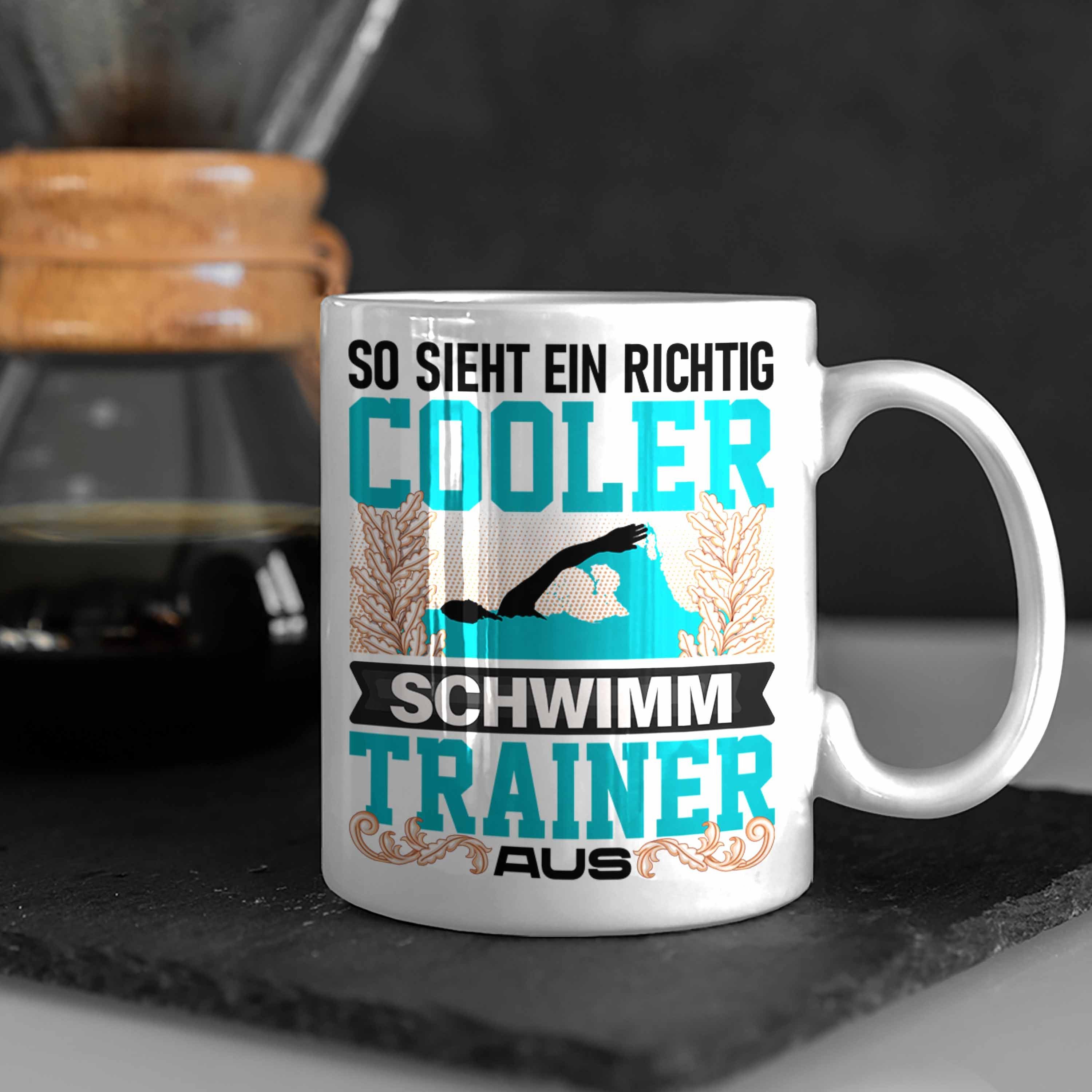 Tasse Trendation So Lustig Weiss Schwimm Tasse Trainer Trendation Geschenk Spruch Si - Lehrer