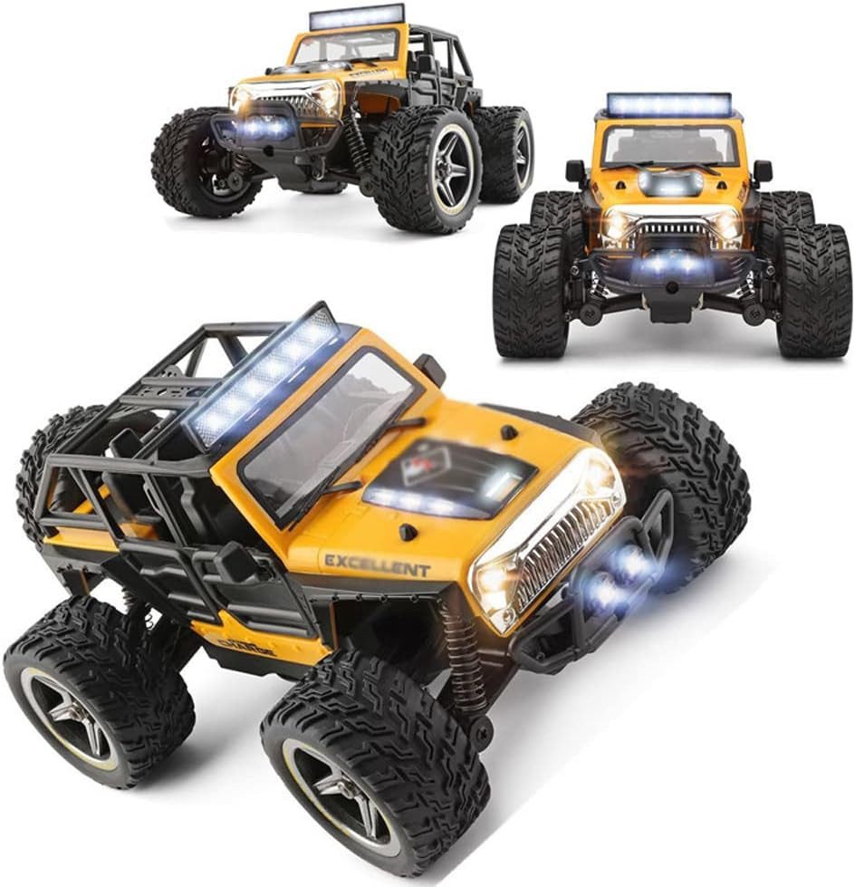 Thumbnail - ZEUOPQ RC-Auto Fernbedienung Geländewagen mit LED Lights 2,4GHz RC Auto (3,7 V 600 mAh Lithium-Akku, 1-tlg., 50 m Reichw...