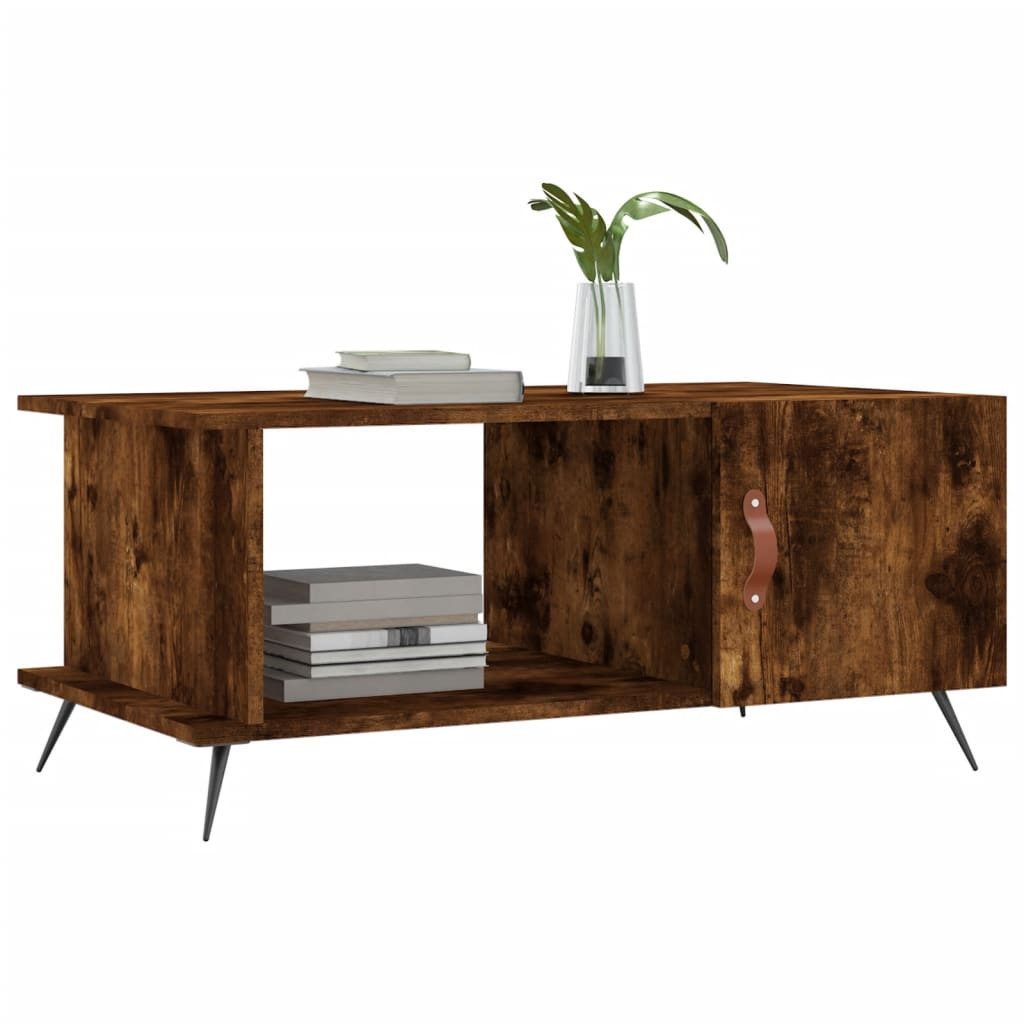 vidaXL Couchtisch Couchtisch Räuchereiche 90x50x40 cm günstig online kaufen
