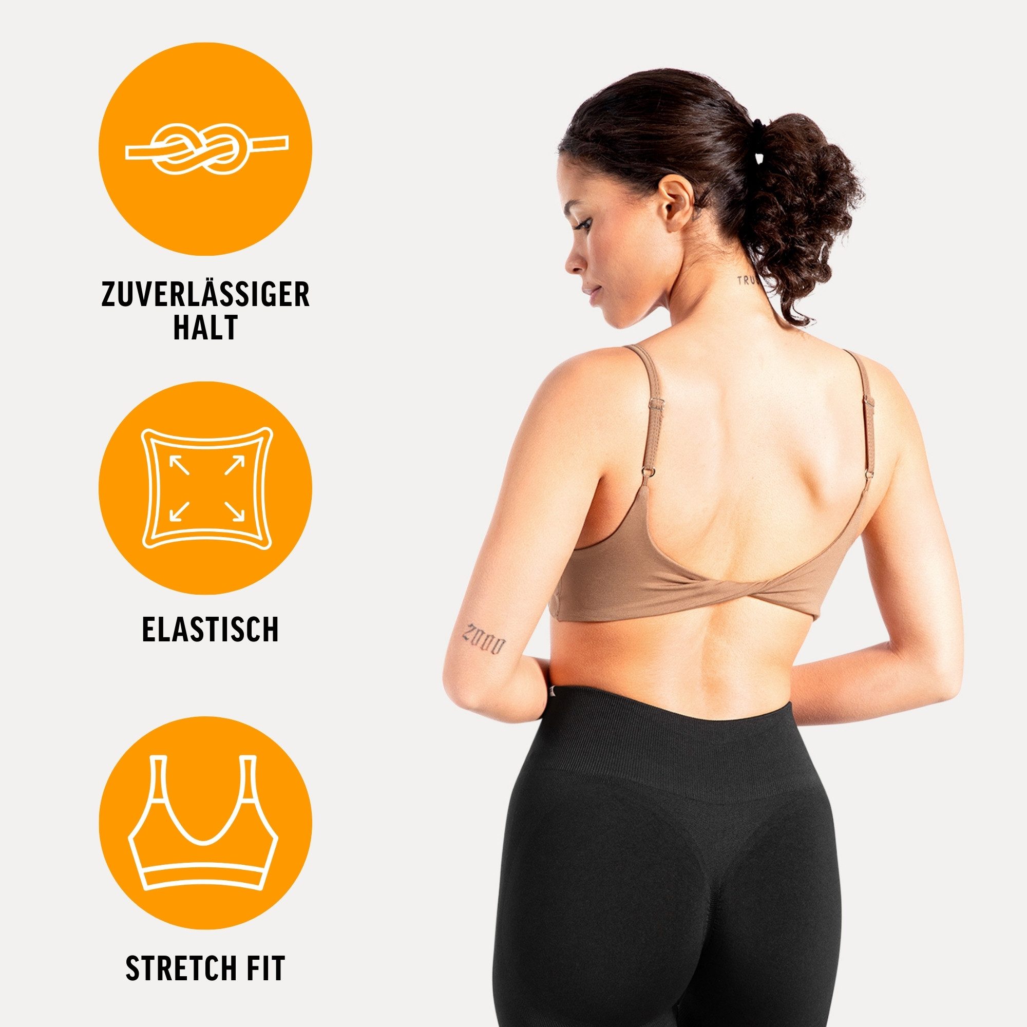 Smilodox Sport-BH Layne, Scrunch Butt Lift Sporthose, High Waist V-Shape Sc günstig online kaufen