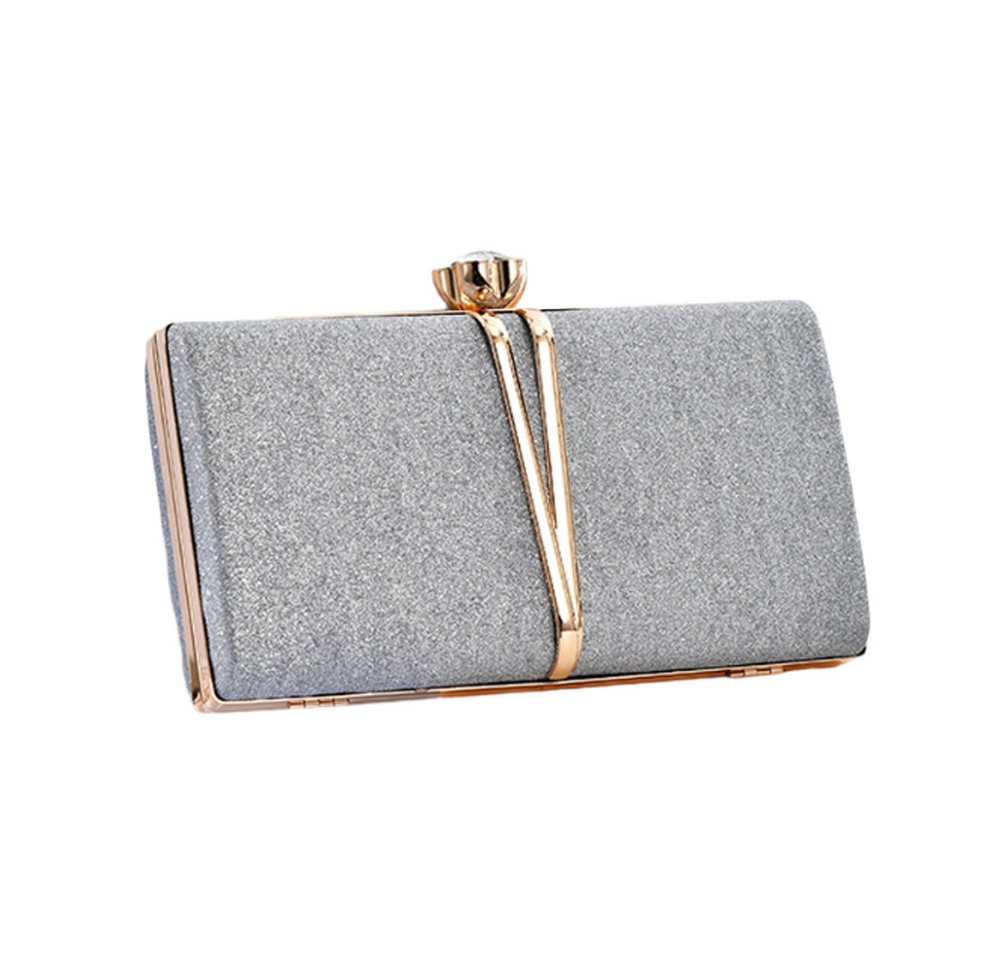 nsihing Abendtasche Clutch Elegante Handtasche für Hochzeiten & festliche Anlässe, Modische Umhängetasche mit Kette