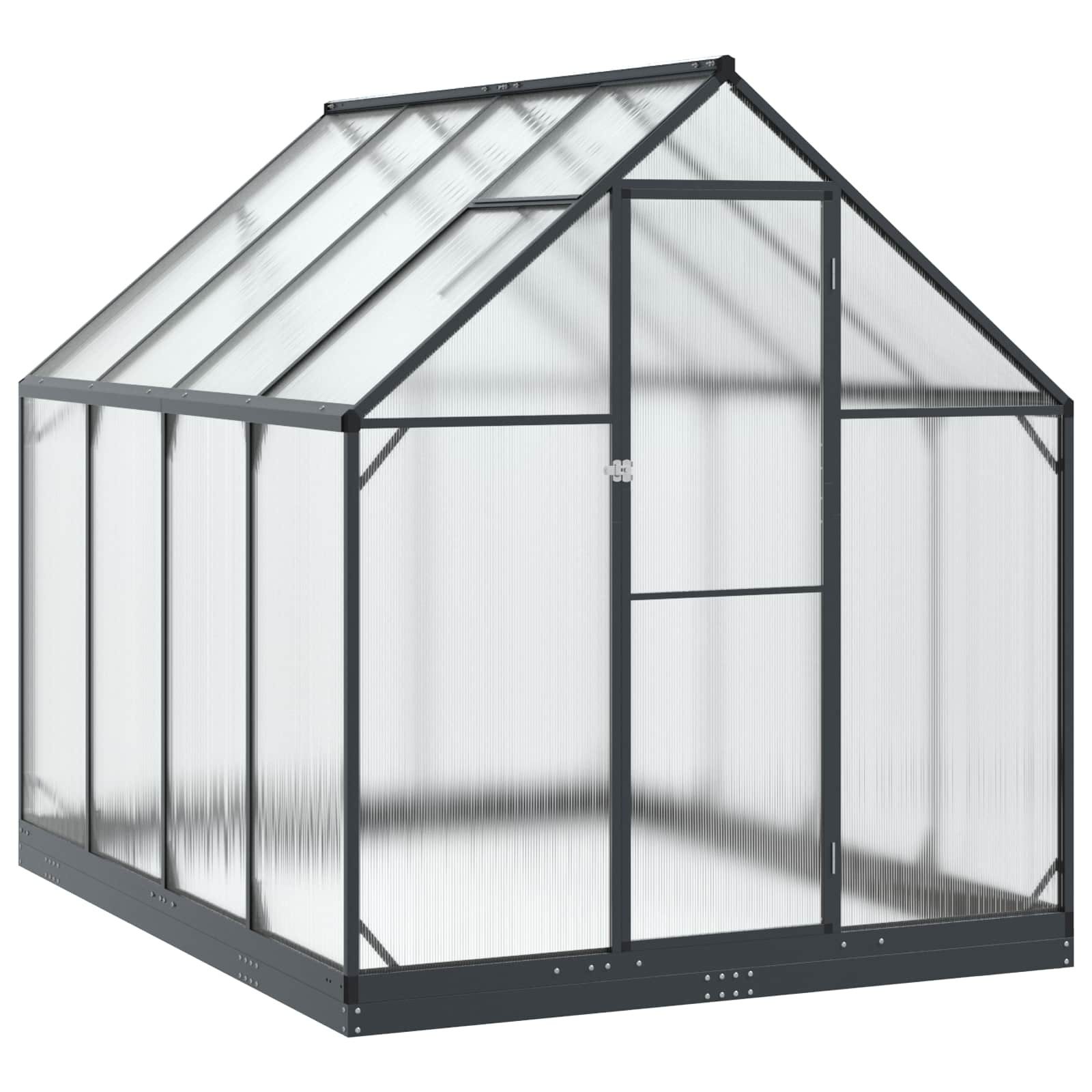 vidaXL Gewächshaus Garten Gewächshaus 183,5 x 243,5 x 207 cm