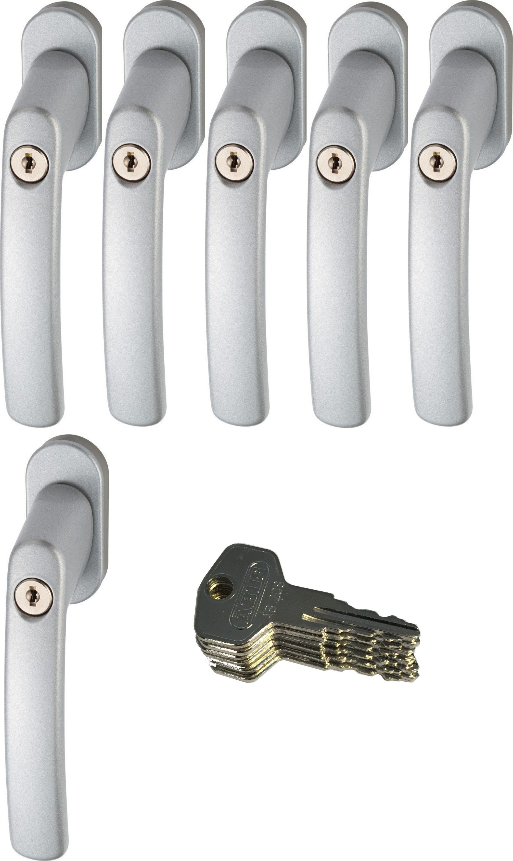 ABUS Fenstergriff ABUS FG200 Weiß, Braun, günstig online kaufen