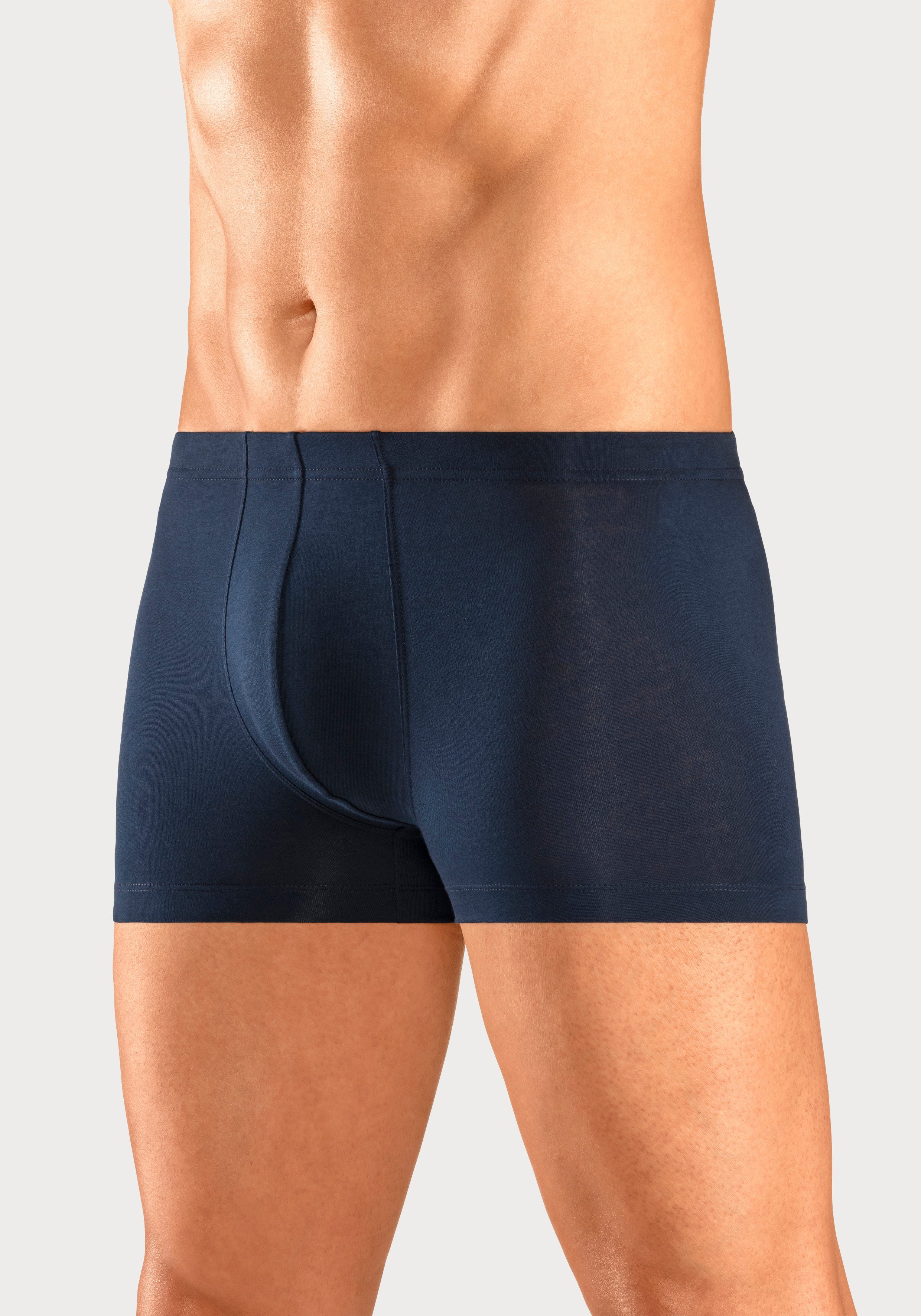 Schiesser Boxer tonalem navy (3er-Pack) Komfortbund mit 3x