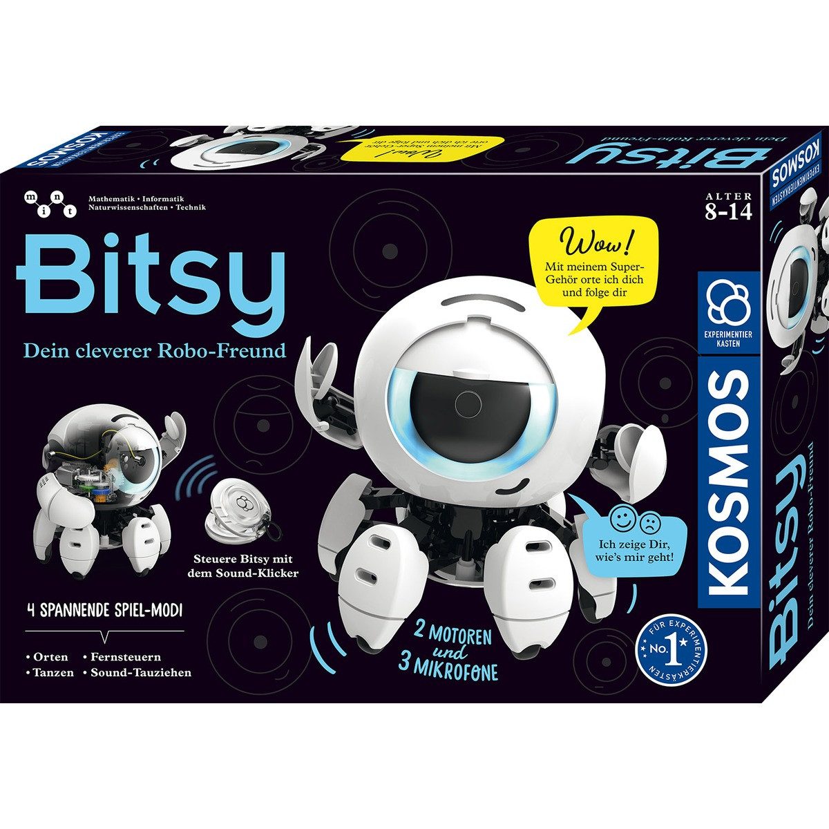 Kosmos Experimentierkasten Modellbaukasten Bitsy Dein cleverer Robo-Freund
