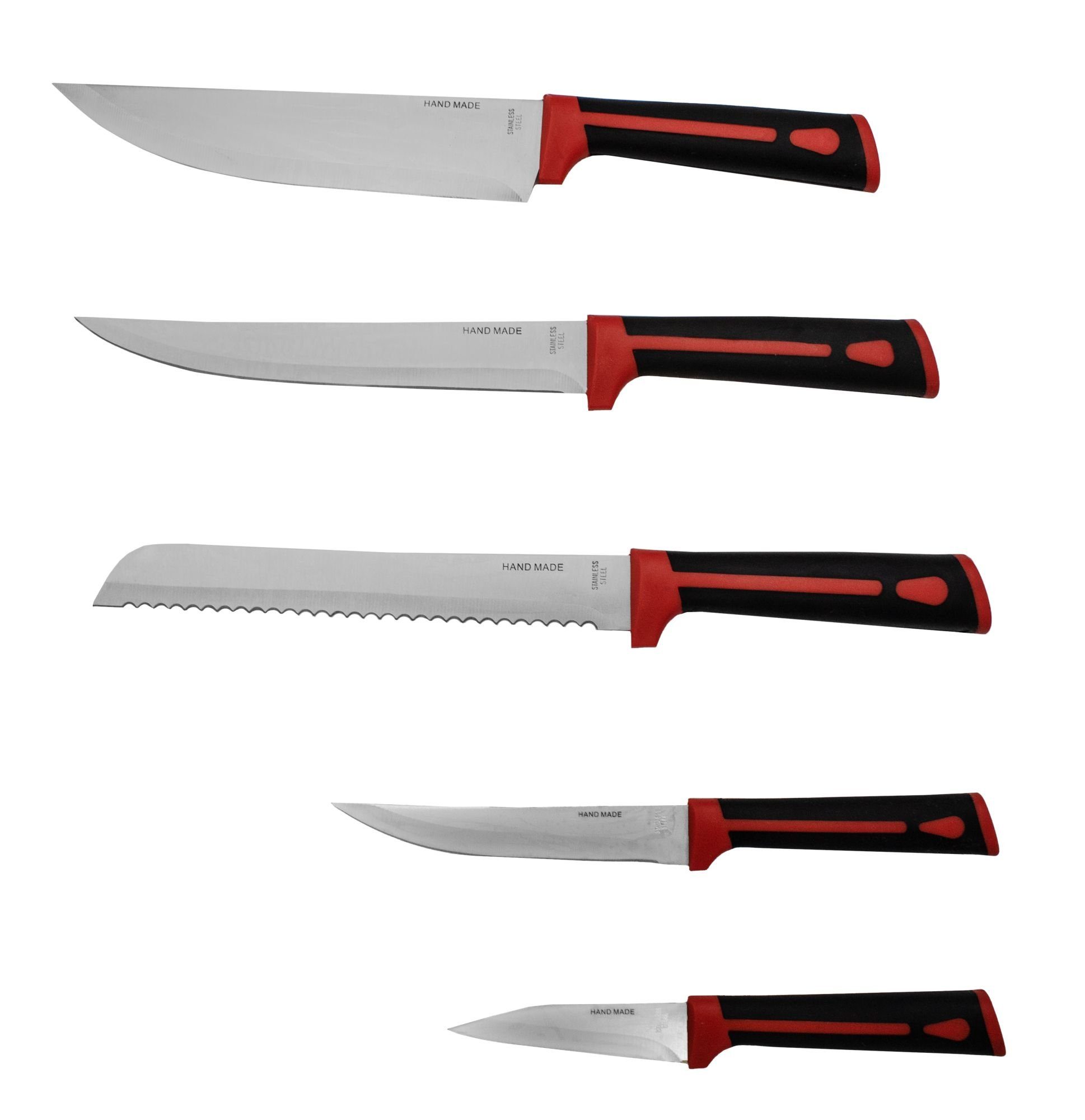 Kunststoffgriff Steuber und Edelstahlklingen Messer-Set Messerset mit (1-tlg),