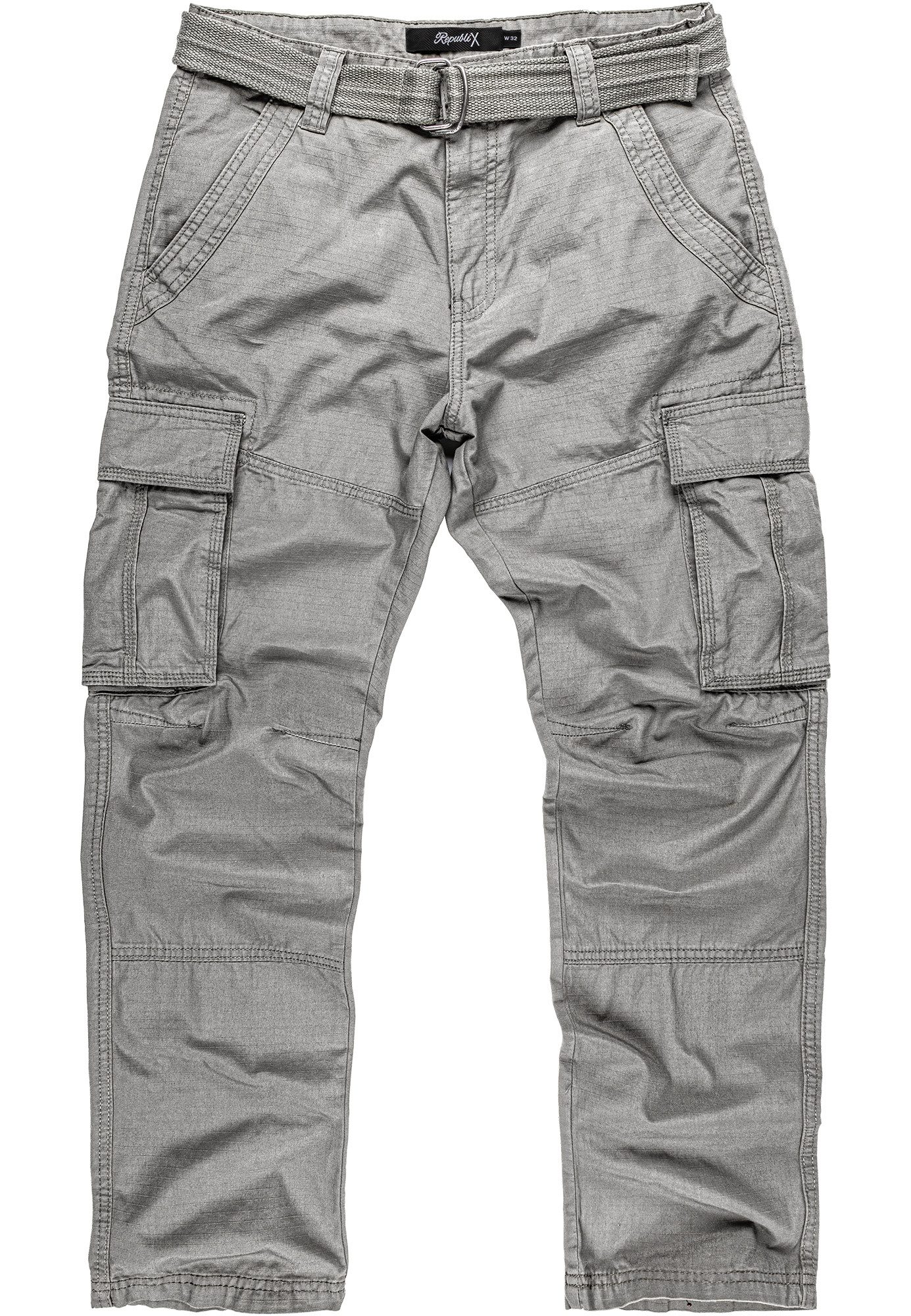 REPUBLIX Cargohose JAY Herren Loosefit Jogger Cargo Chino Hose inkl. Gürtel günstig online kaufen