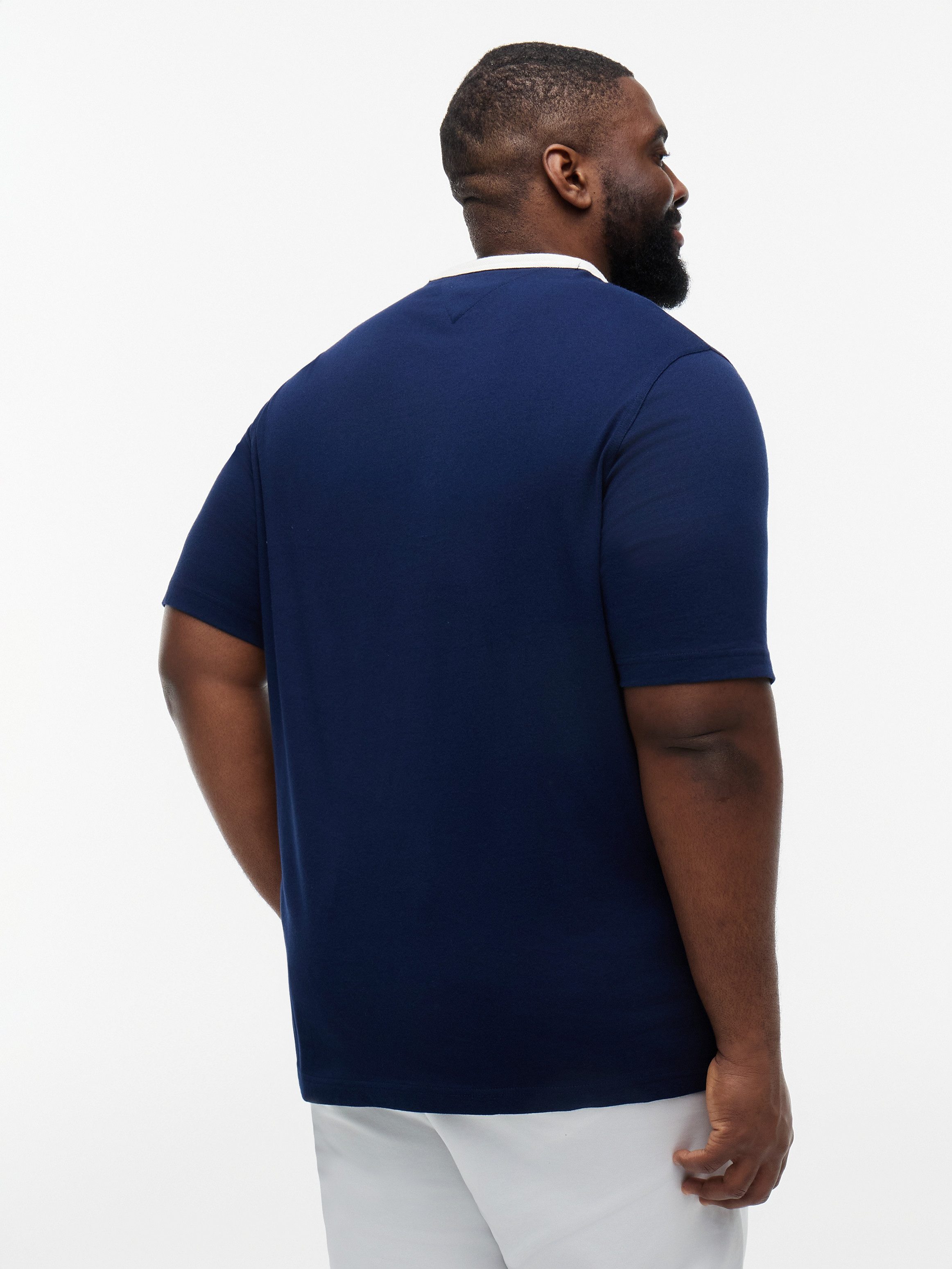 Tommy Hilfiger Big & Tall T-Shirt BT-MESH NECKTRIM Große Größen