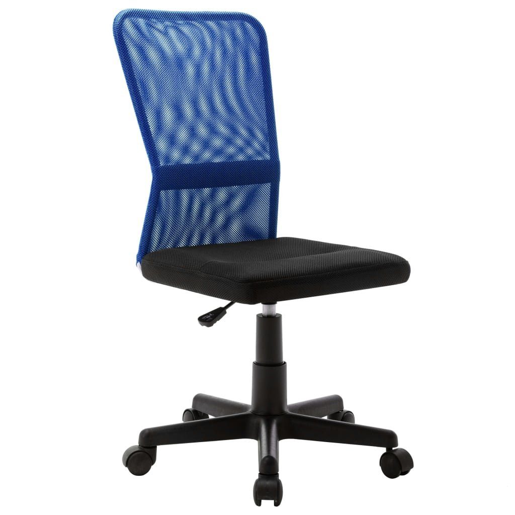 St) Bürostuhl 44x52x100 blau Schwarz | cm blau Schwarz (1 und und Bürostuhl vidaXL Schwarz und Blau Netzgewebe
