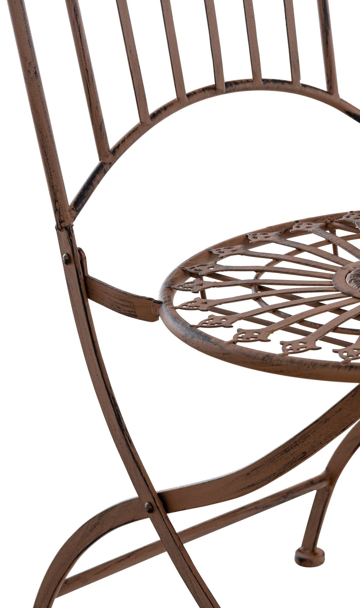 aus antik Eisen braun Gartenstuhl gefertigt Sadao, CLP